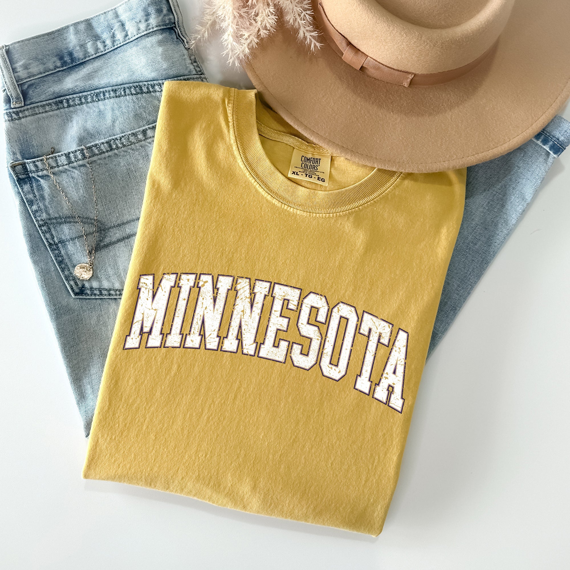 Minnesota Football State University Tailgate Game Day Apparel For Proud Fans Comfort Colors Tee
