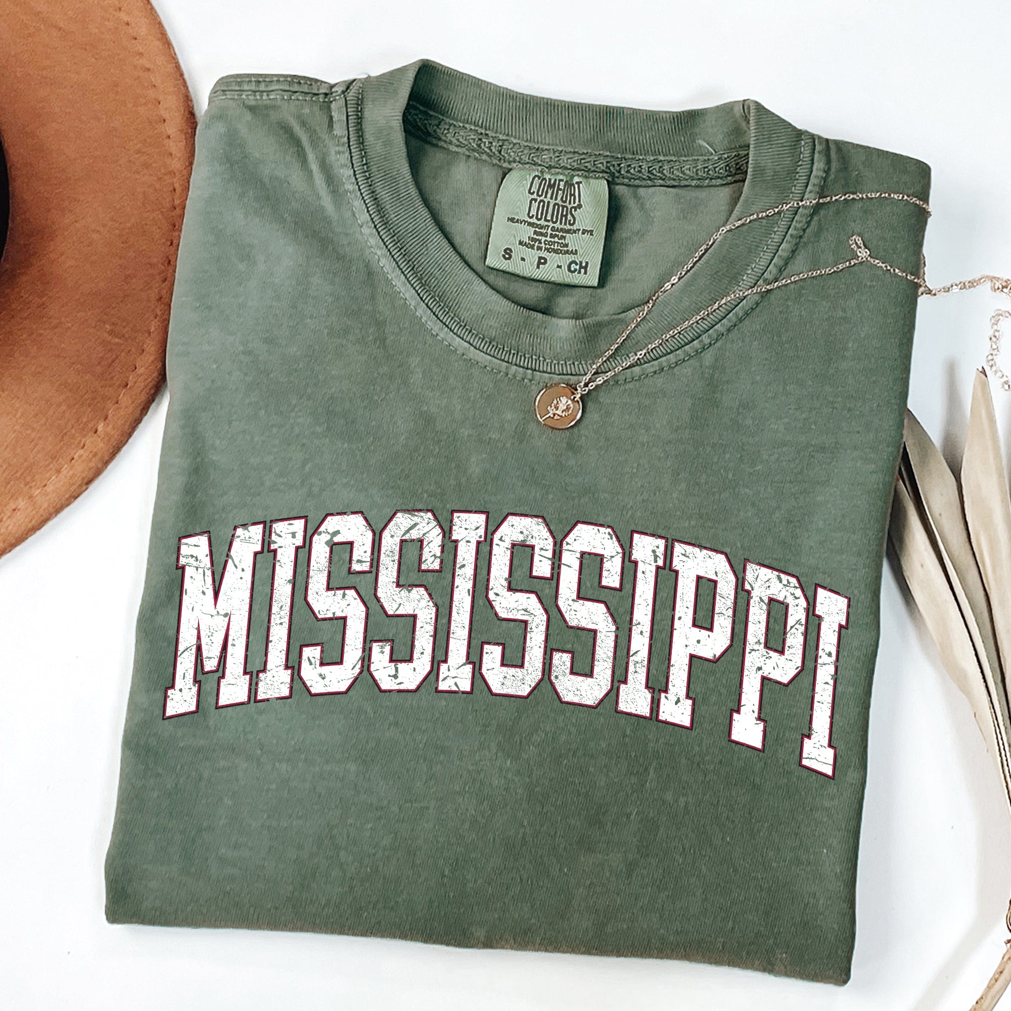 Mississippi State Football Game Day Tailgate Party University Pride Comfort Colors Tee