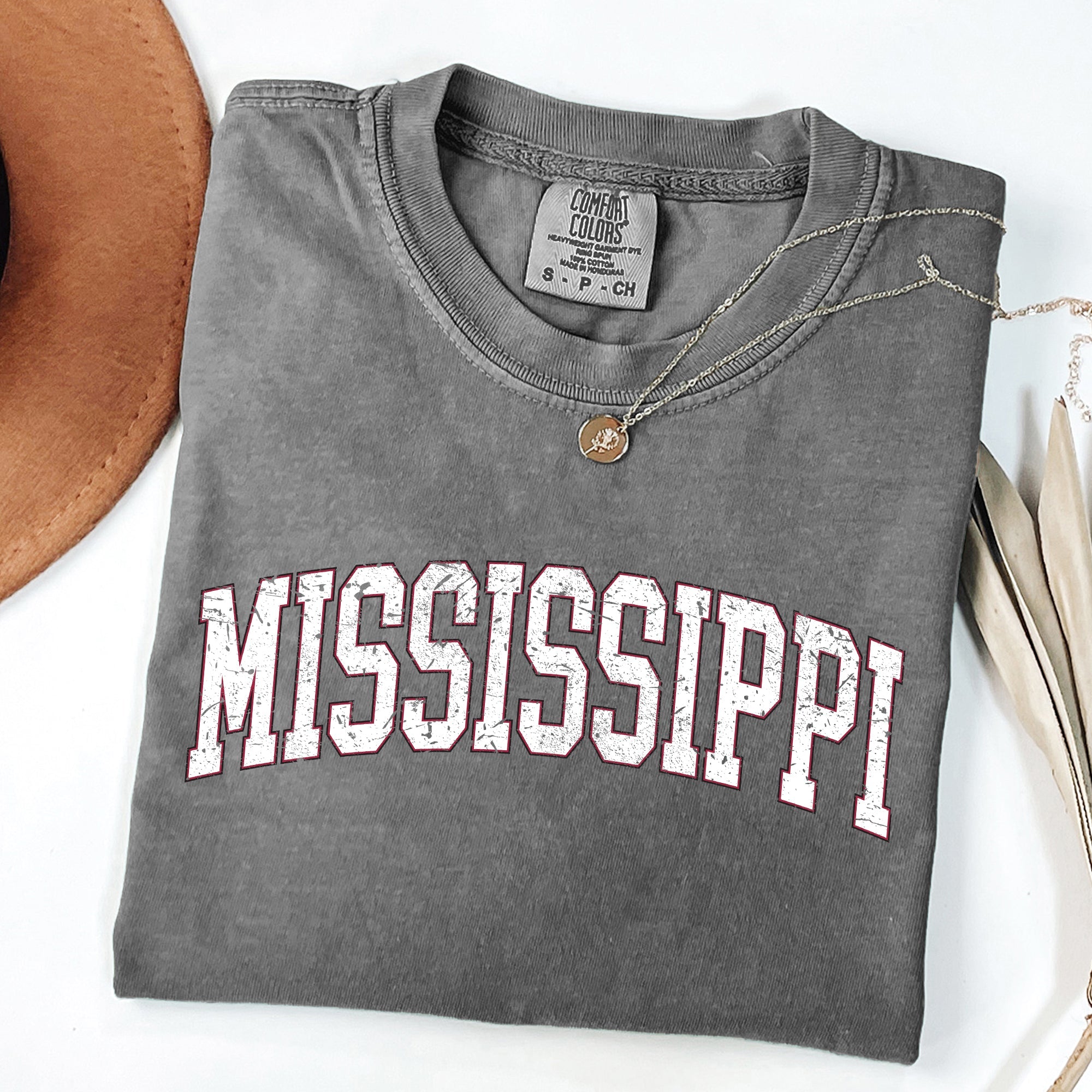 Mississippi State Football Game Day Tailgate Party University Pride Comfort Colors Tee