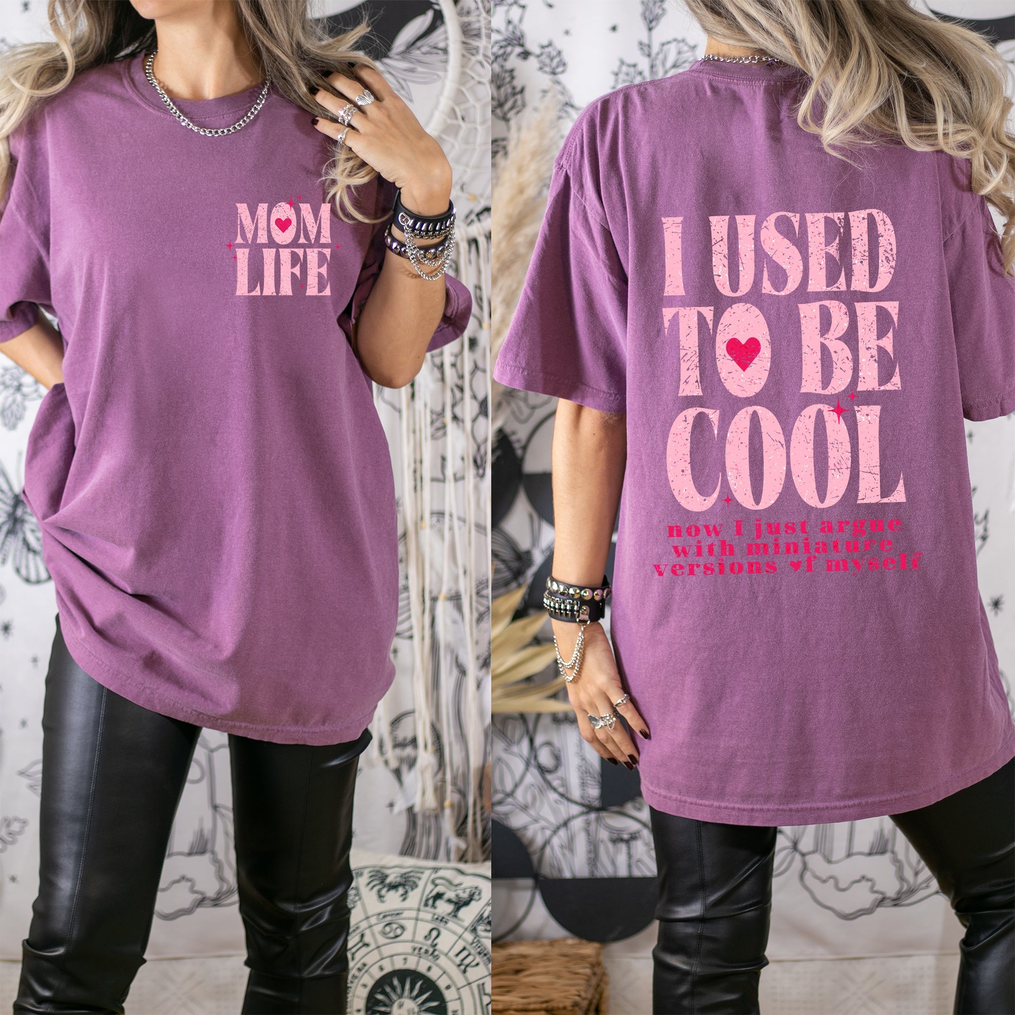Mom Life Used To Be Cool Mama Mother's Day Limited Edition Vintage Comfort Colors Tee