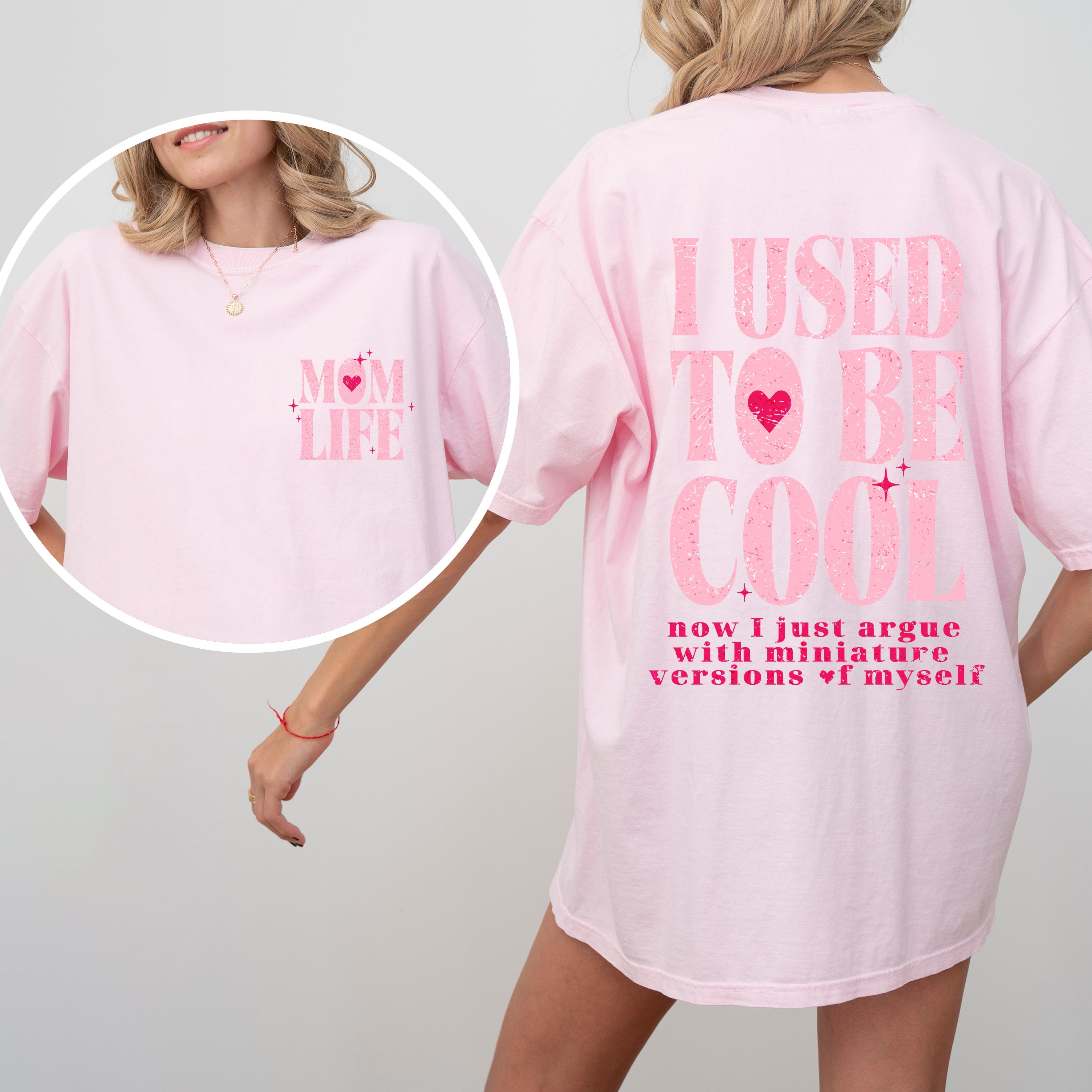 Mom Life Used To Be Cool Mama Mother's Day Limited Edition Vintage Comfort Colors Tee