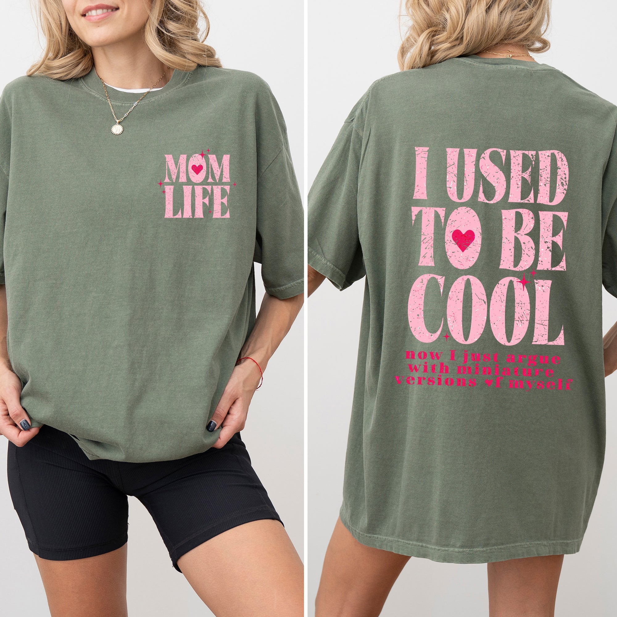 Mom Life Used To Be Cool Mama Mother's Day Limited Edition Vintage Comfort Colors Tee