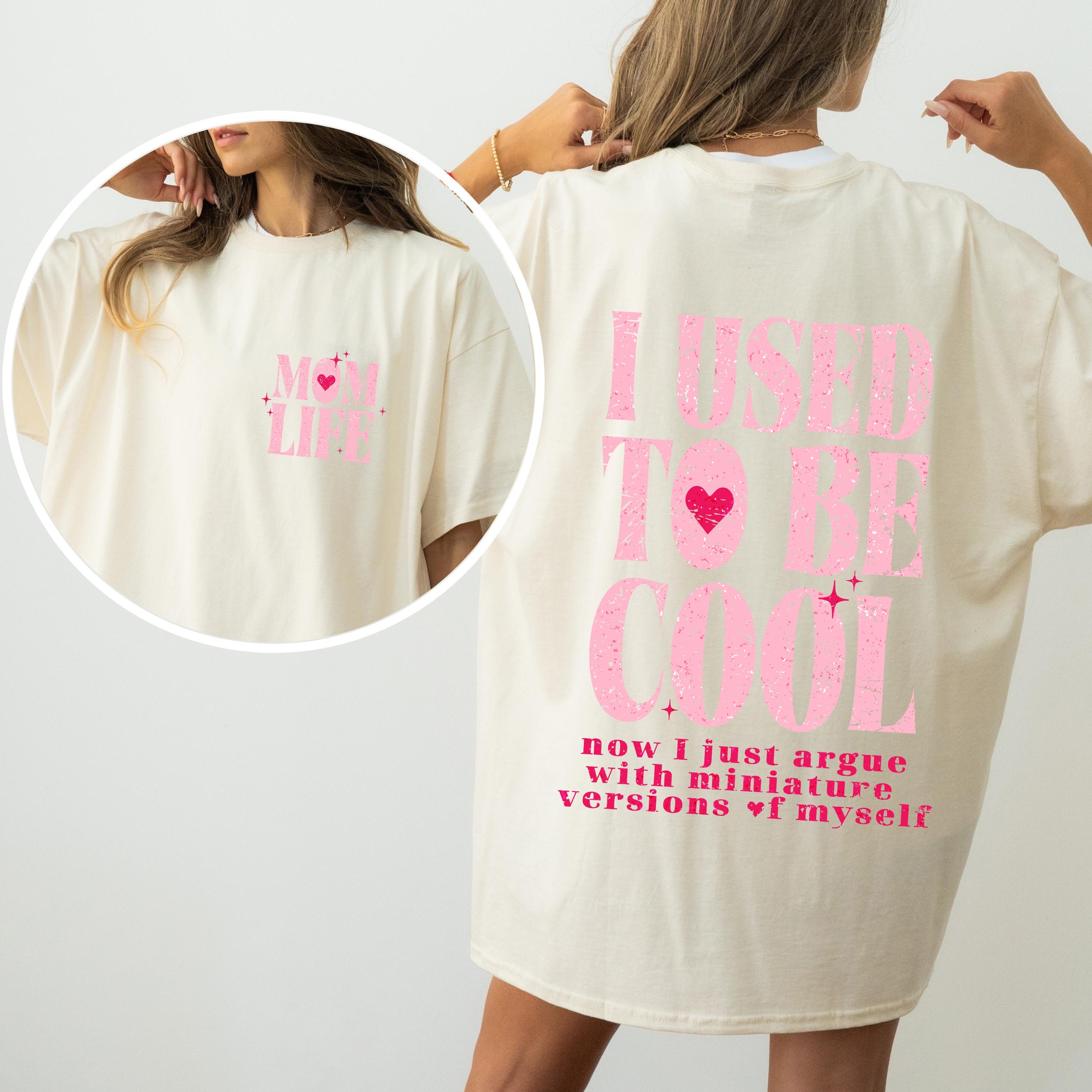 Mom Life Used To Be Cool Mama Mother's Day Limited Edition Vintage Comfort Colors Tee