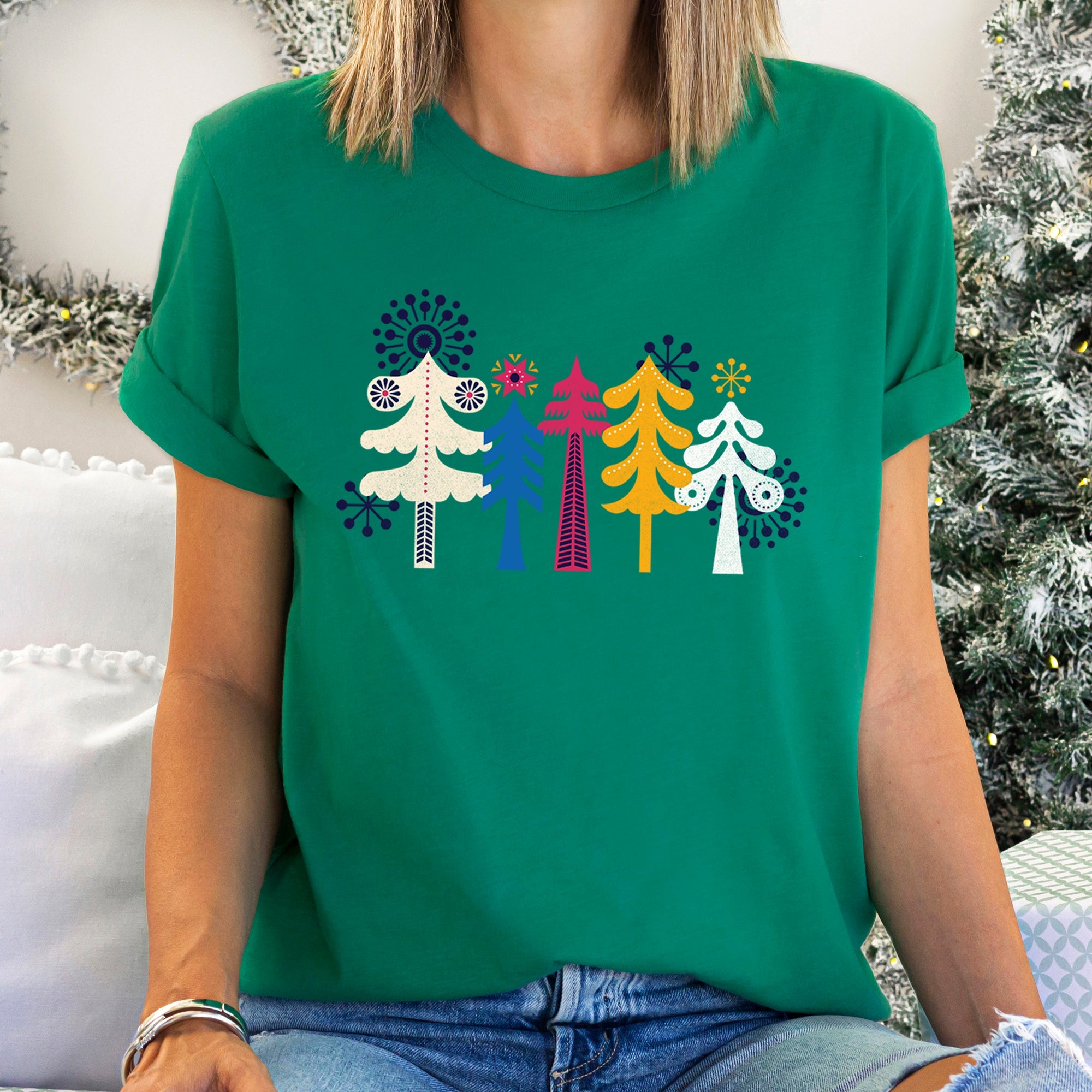 Noel Nordic Folk Art Graphic Tee