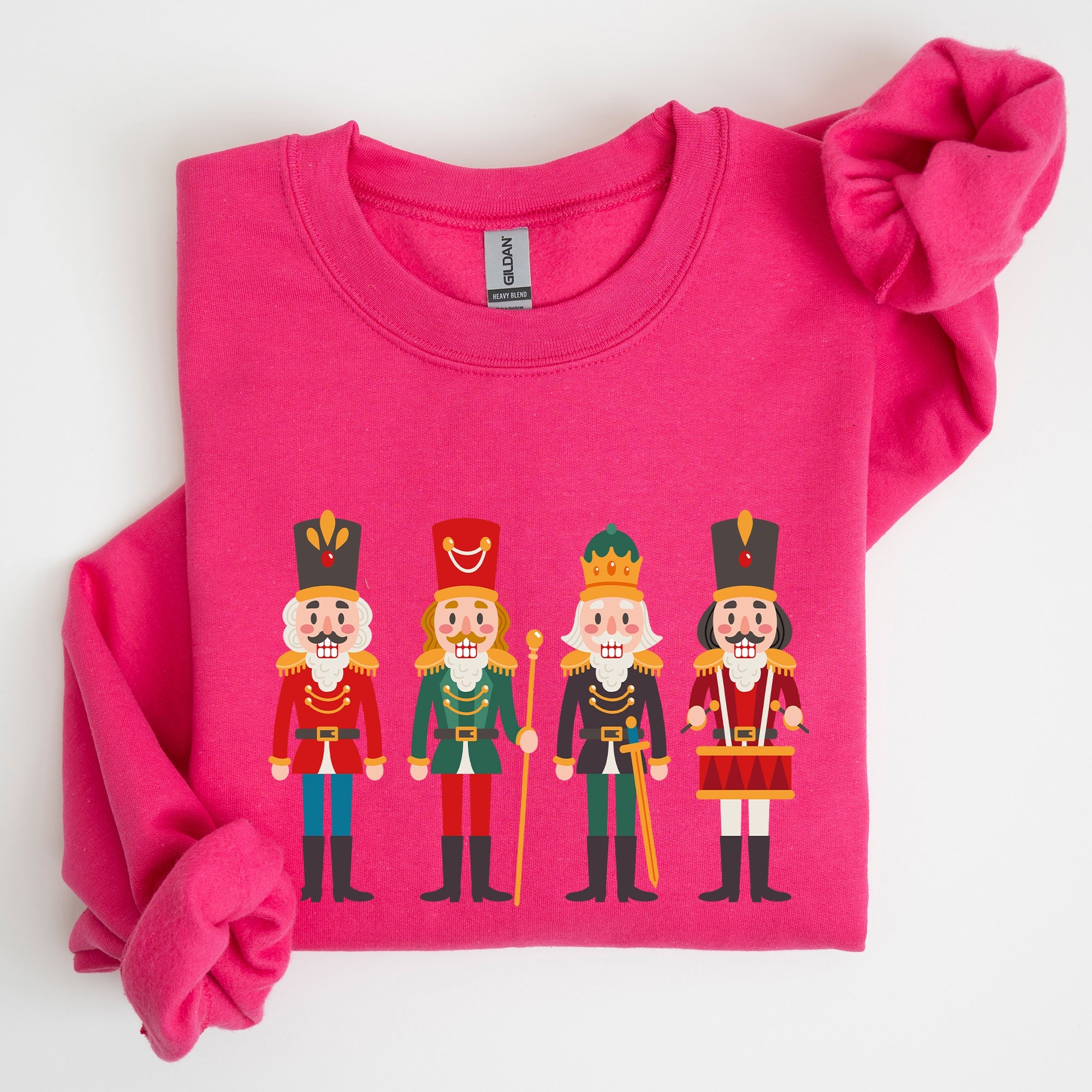 Nutcrackers Christmas Classic Winter Decorations Holiday Ornament Scene Sweatshirt