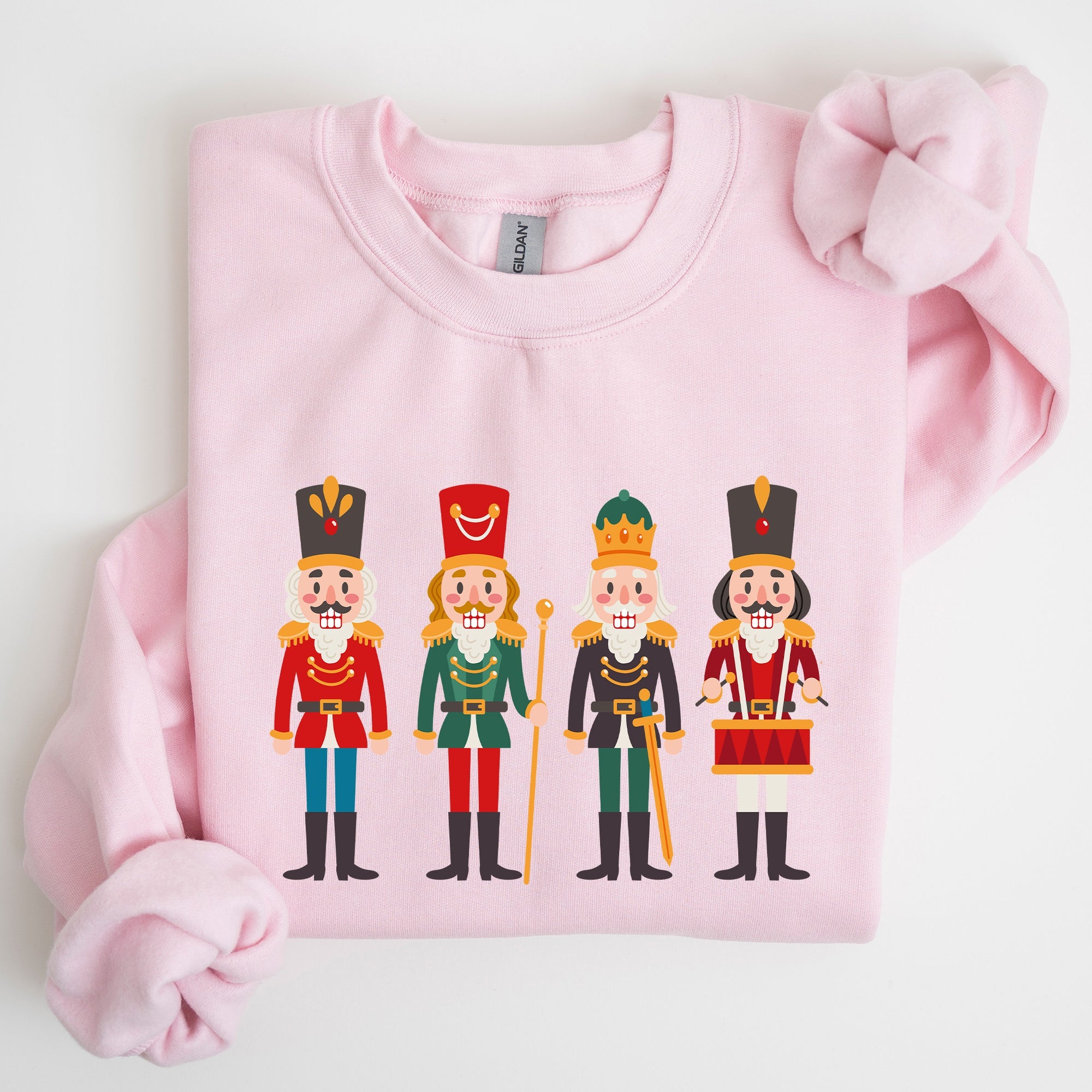 Nutcrackers Christmas Classic Winter Decorations Holiday Ornament Scene Sweatshirt