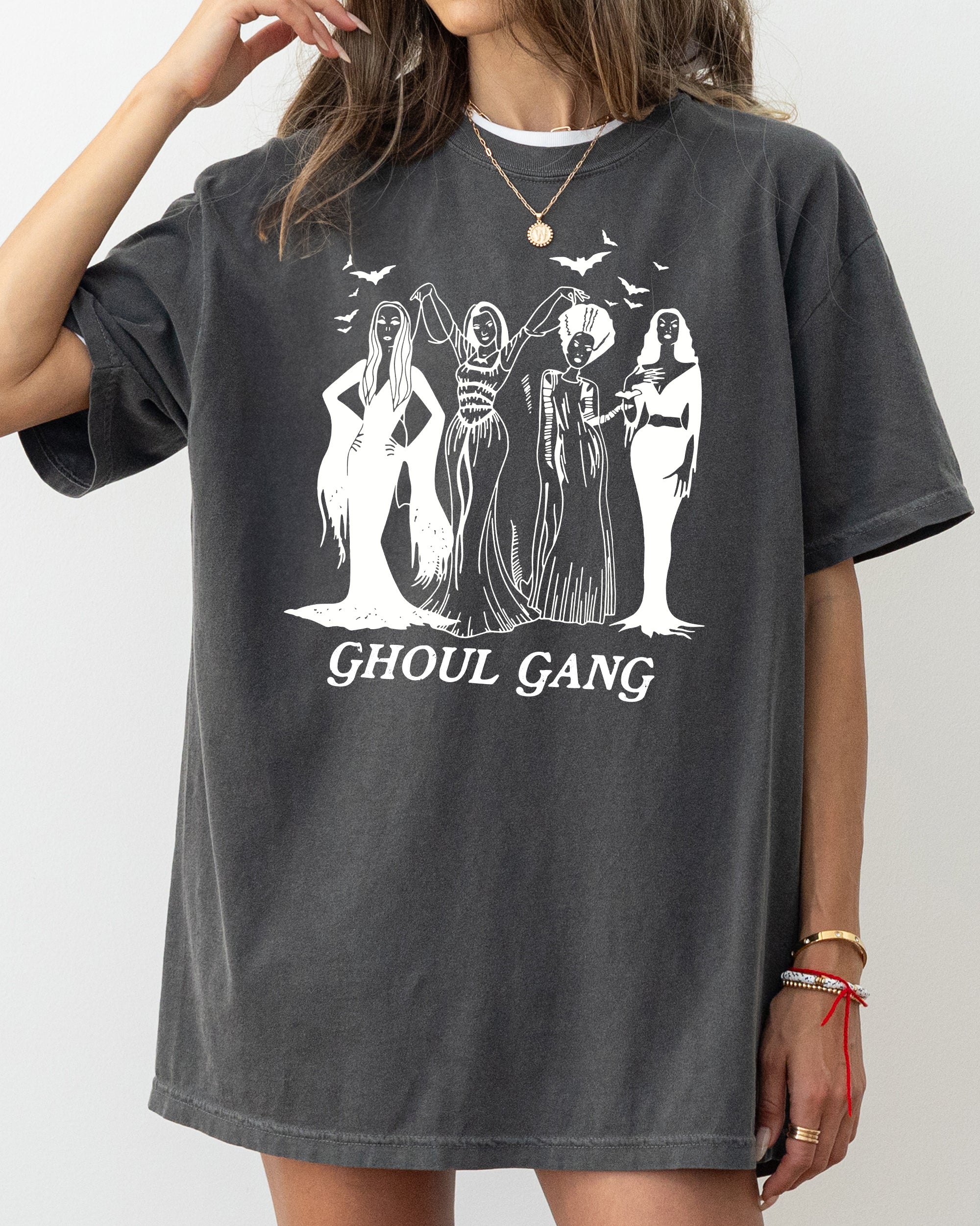 Ghoul Gang Witch Halloween Spooky Meme Costume Night Coven Dark Fantasy Vintage Fright Night Comfort Colors Tee