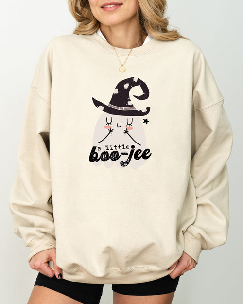 Boo-Jee Ghost Spooky Skeleton Witch Halloween Costume Night Parade Edition Sweatshirt
