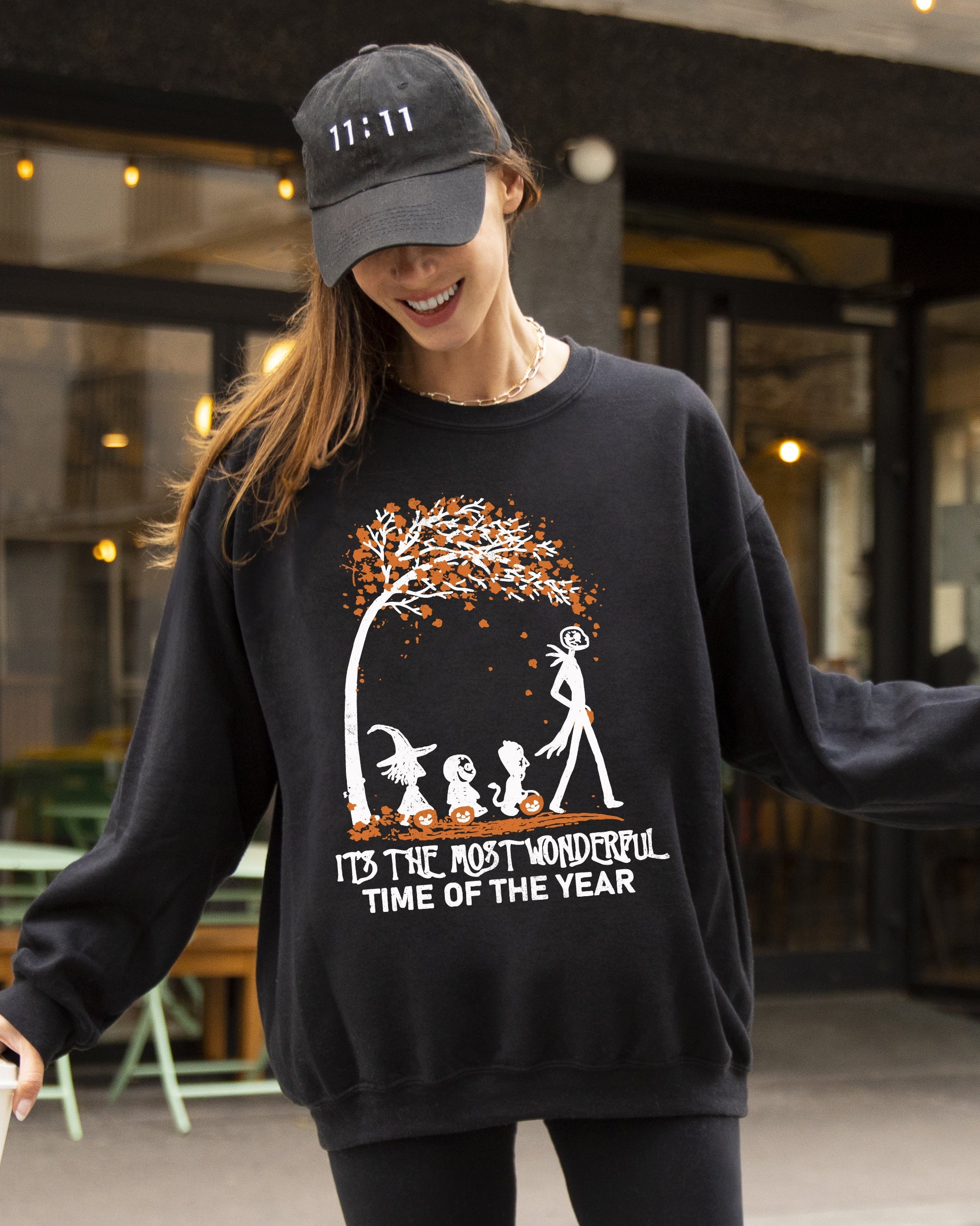 It's The Most Wonderful Time Horror Movie Skeleton Spooky Ghost Witch Meme Halloween Costume Sweatshirt