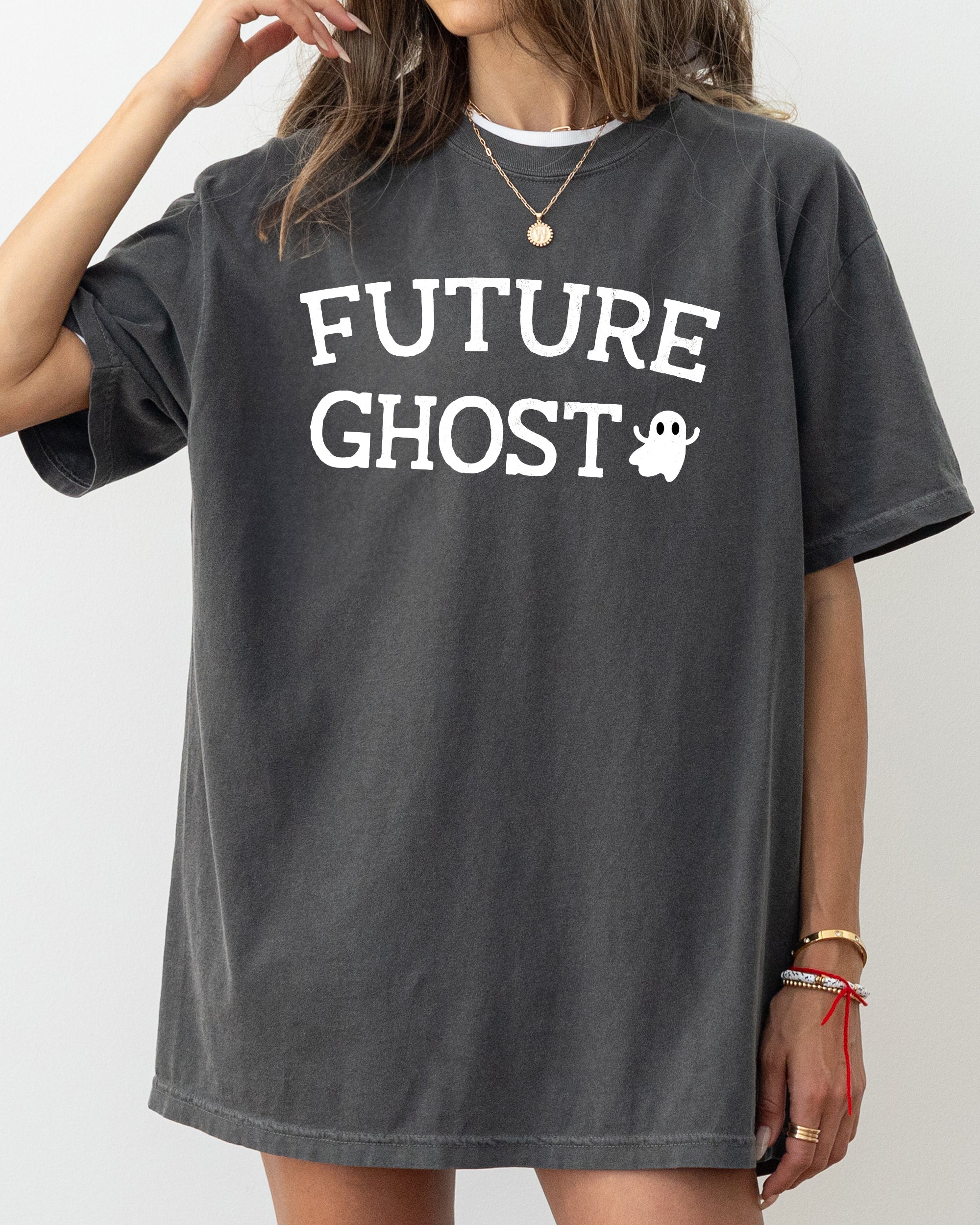 Future Ghost Skeleton Halloween Witch Meme Costume Party Night Comfort Colors Tee