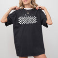 Dancing Skeletons Checkered Ghost Western Witch Skull Aesthetic Meme Halloween Costume Comfort Colors Tee