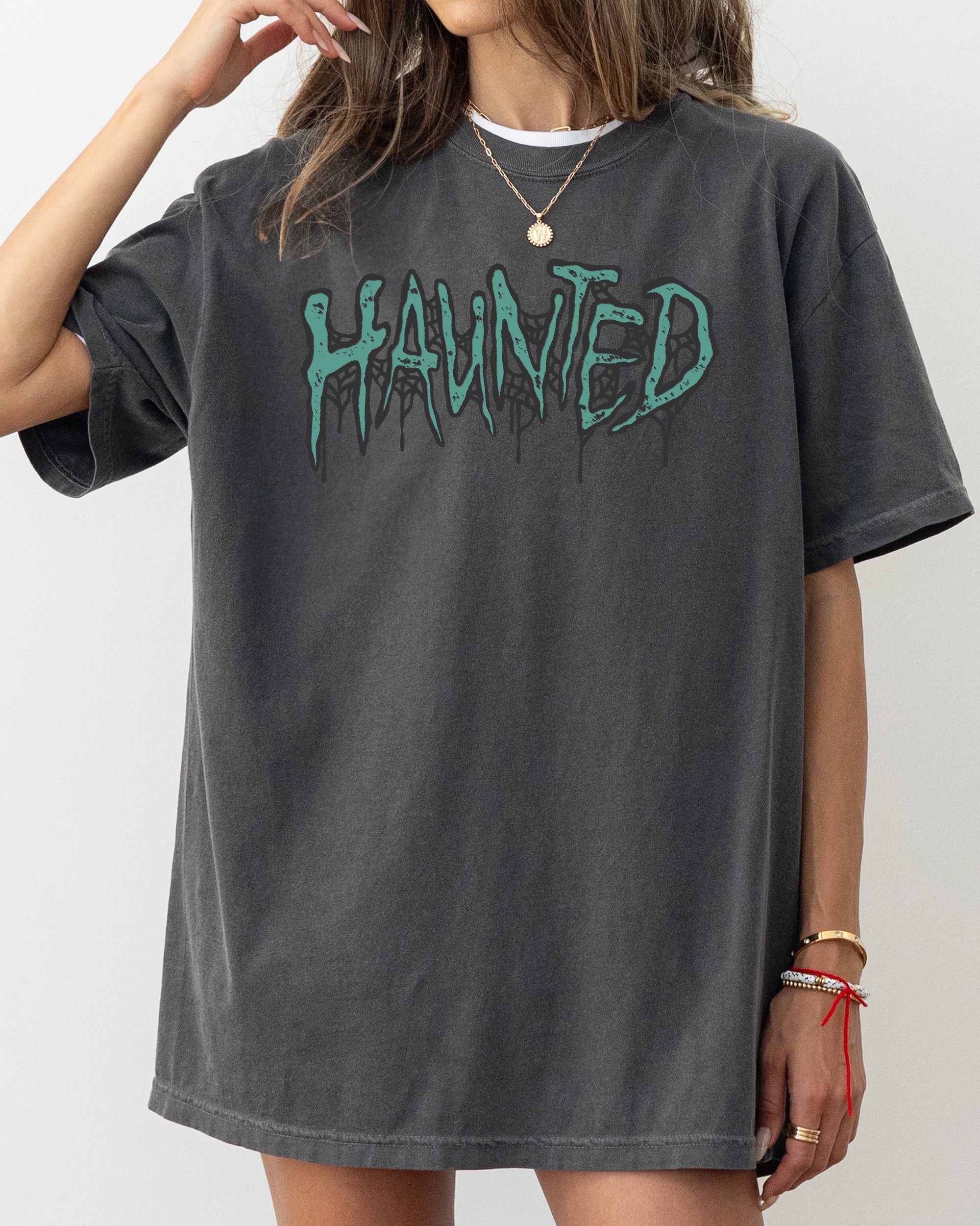 Haunted Skeleton Ghost Western Witch Skull Meme Halloween Aesthetic Costume Comfort Colors Tee