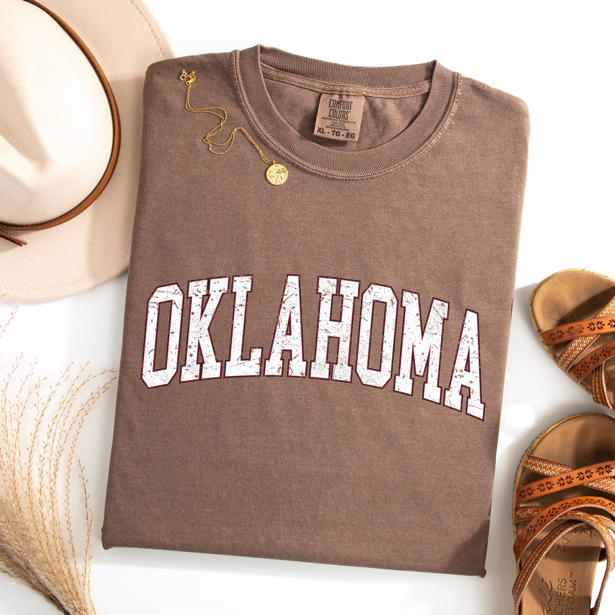 Oklahoma Football Game Day Tailgate Party University State Touchdown Celebrations Comfort Colors Tee