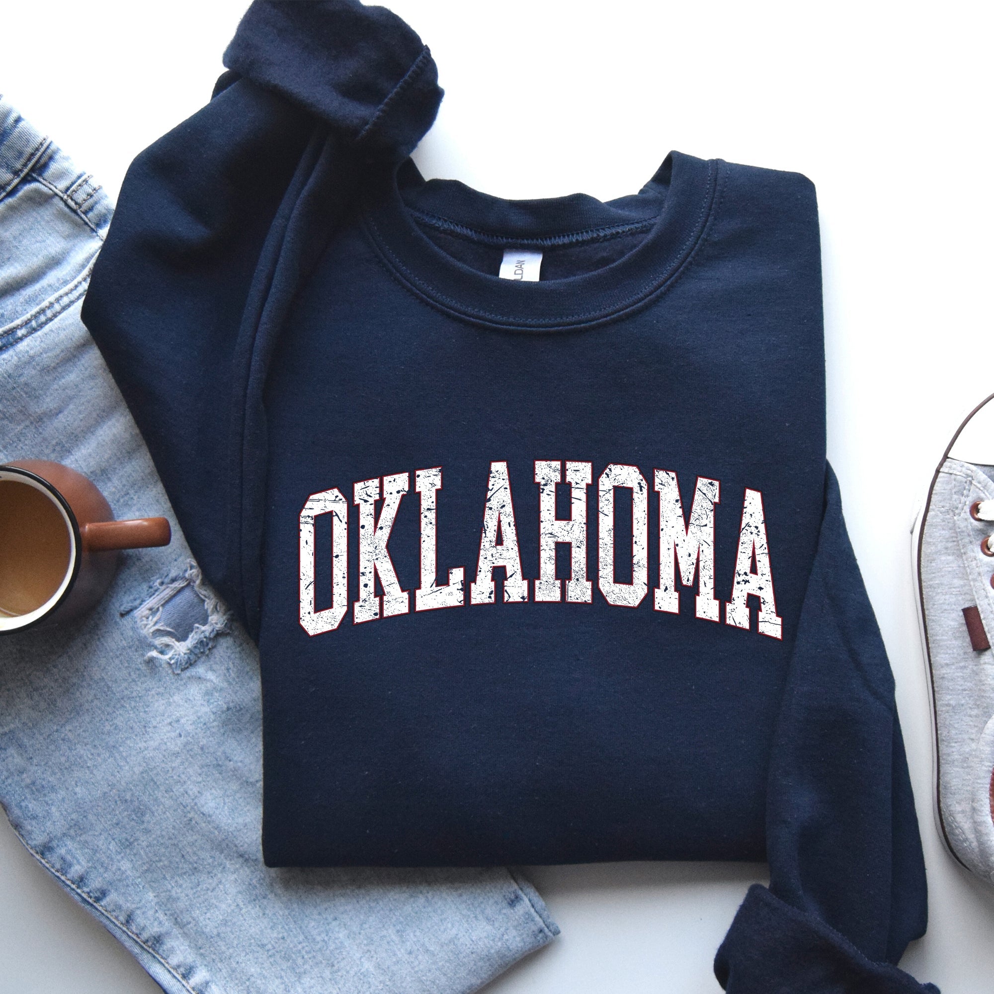 Oklahoma Football Game Day Tailgate Big Game Touchdown University State Sweatshirt