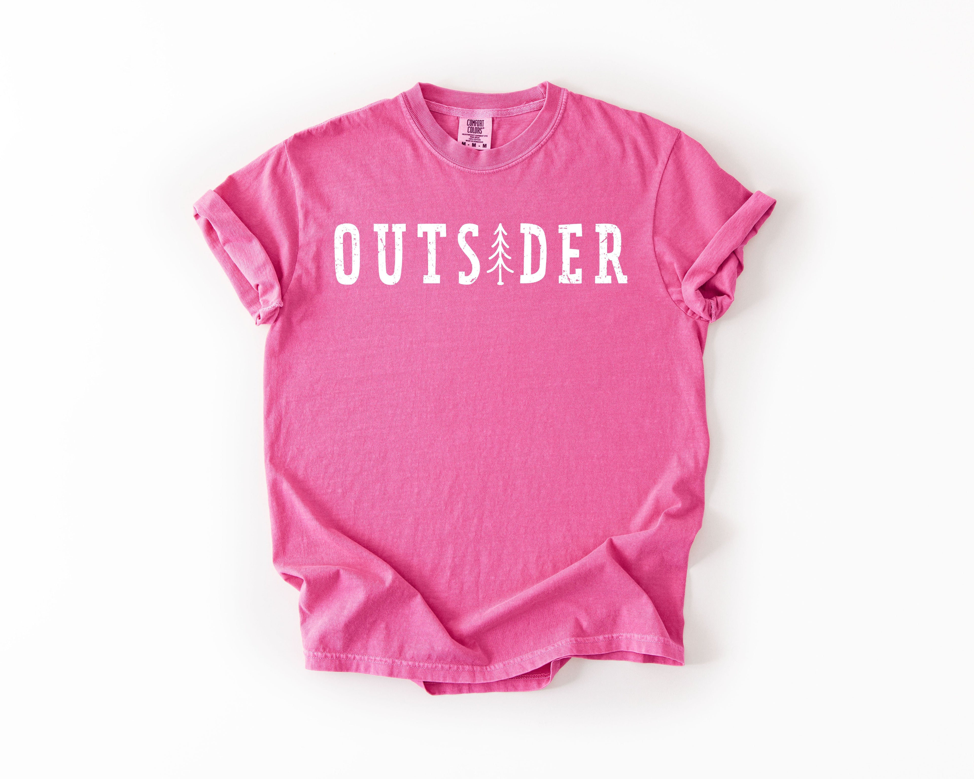 Outsider Adventure Boat Lake Life Camping Outdoor Nature Travel Comfort Colors Tee