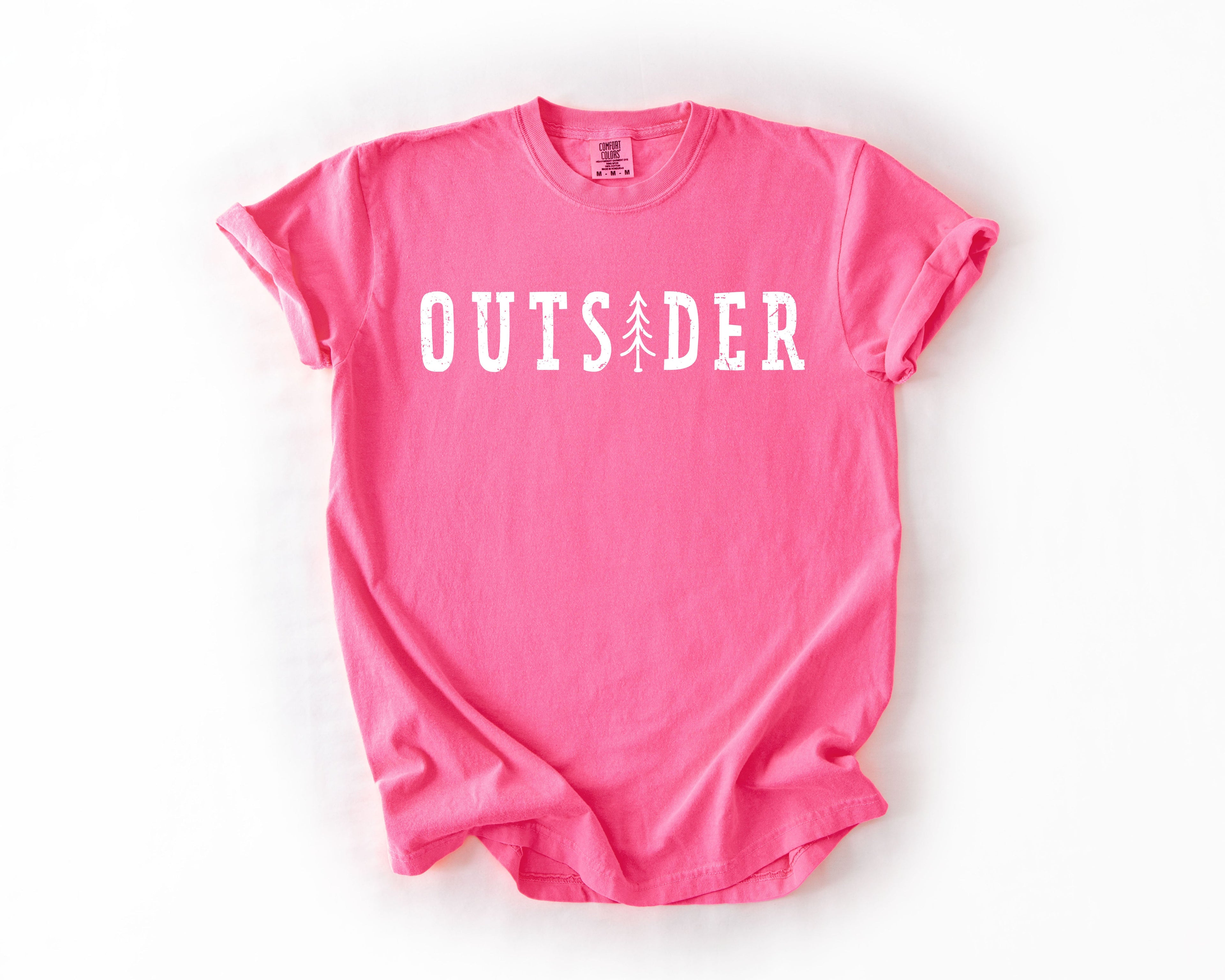 Outsider Adventure Boat Lake Life Camping Outdoor Nature Travel Comfort Colors Tee