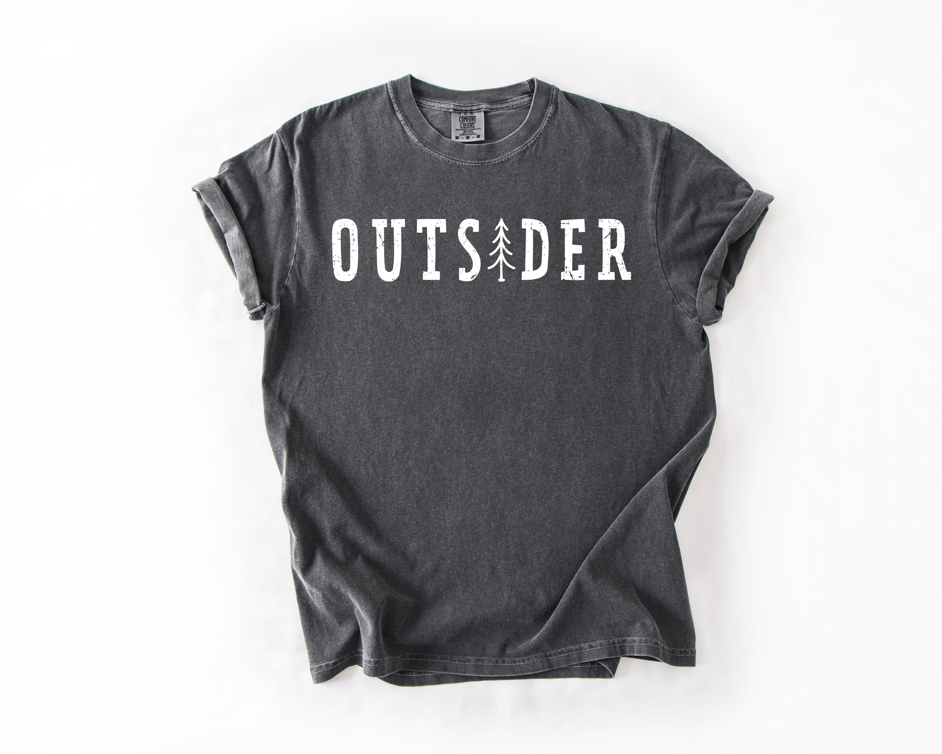 Outsider Adventure Boat Lake Life Camping Outdoor Nature Travel Comfort Colors Tee