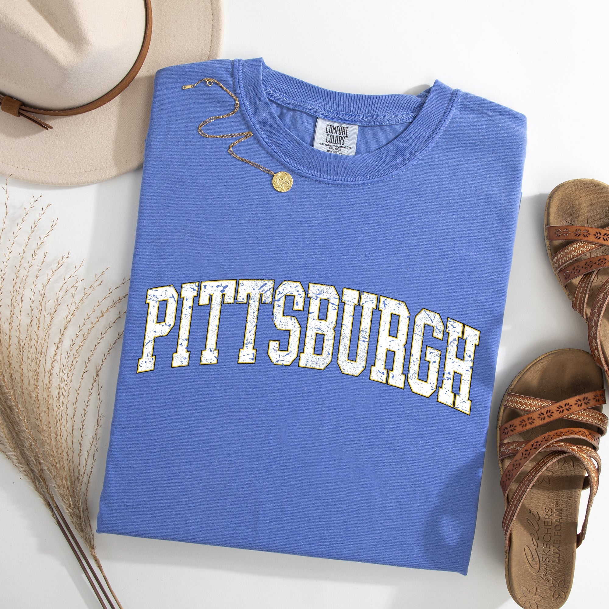 Pittsburgh Football Game Day Tailgate Party State University Pride Comfort Colors Tee