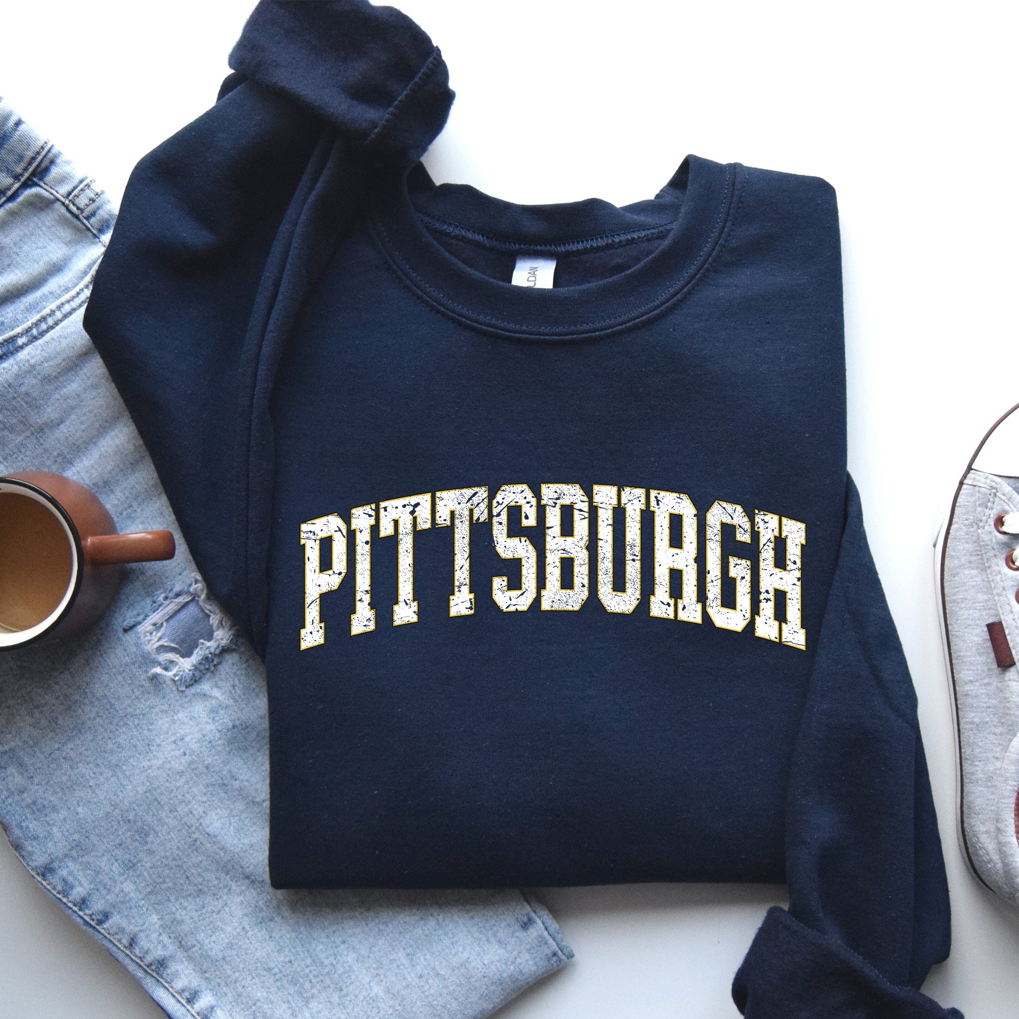 Pittsburgh Football State Pride Tailgate Game Day University College Spirit Sweatshirt