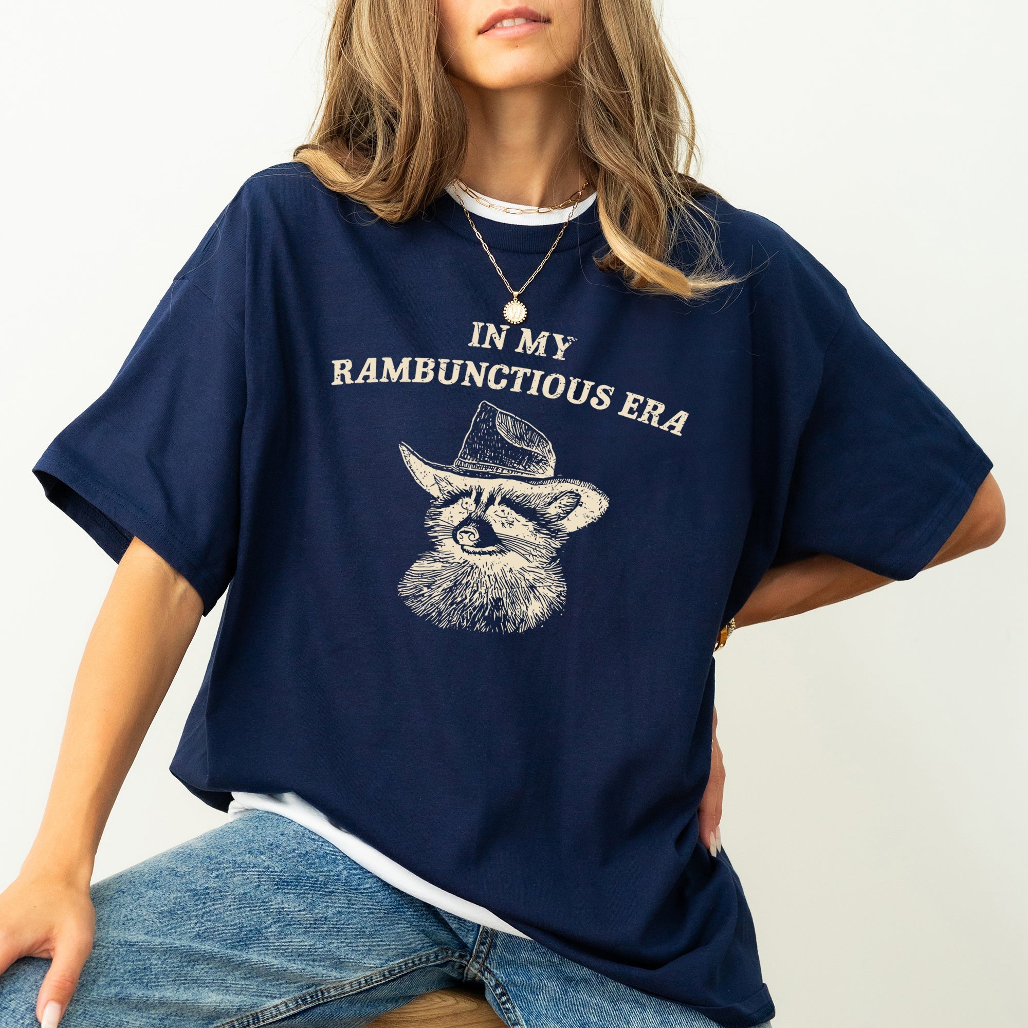 Rambunctious Era Limited Edition Raccoon Meme Aesthetic Funny Comfort Colors Tee