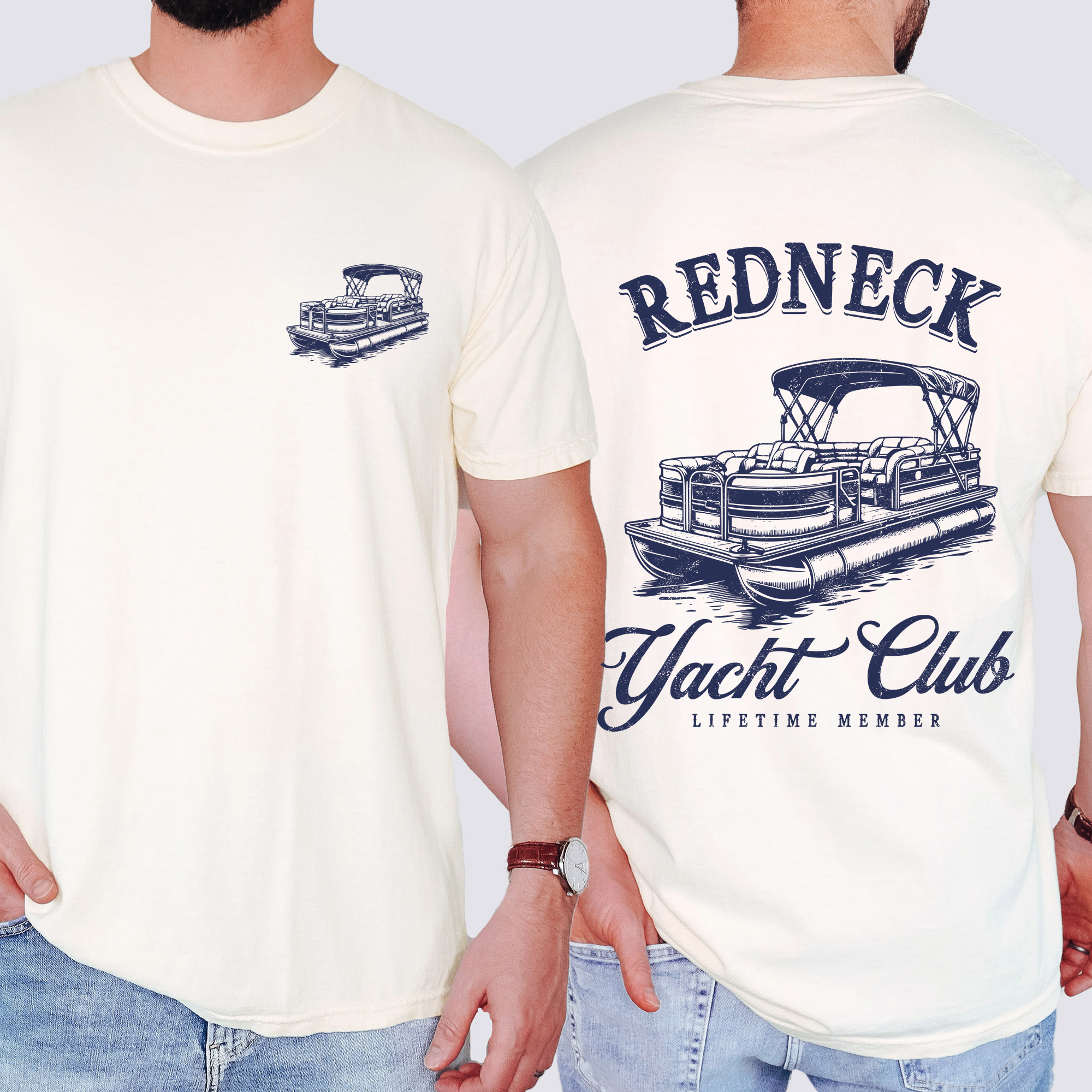 Redneck Yacht Club Comfort Colors Tee For Boating Lake Life Enthusiasts