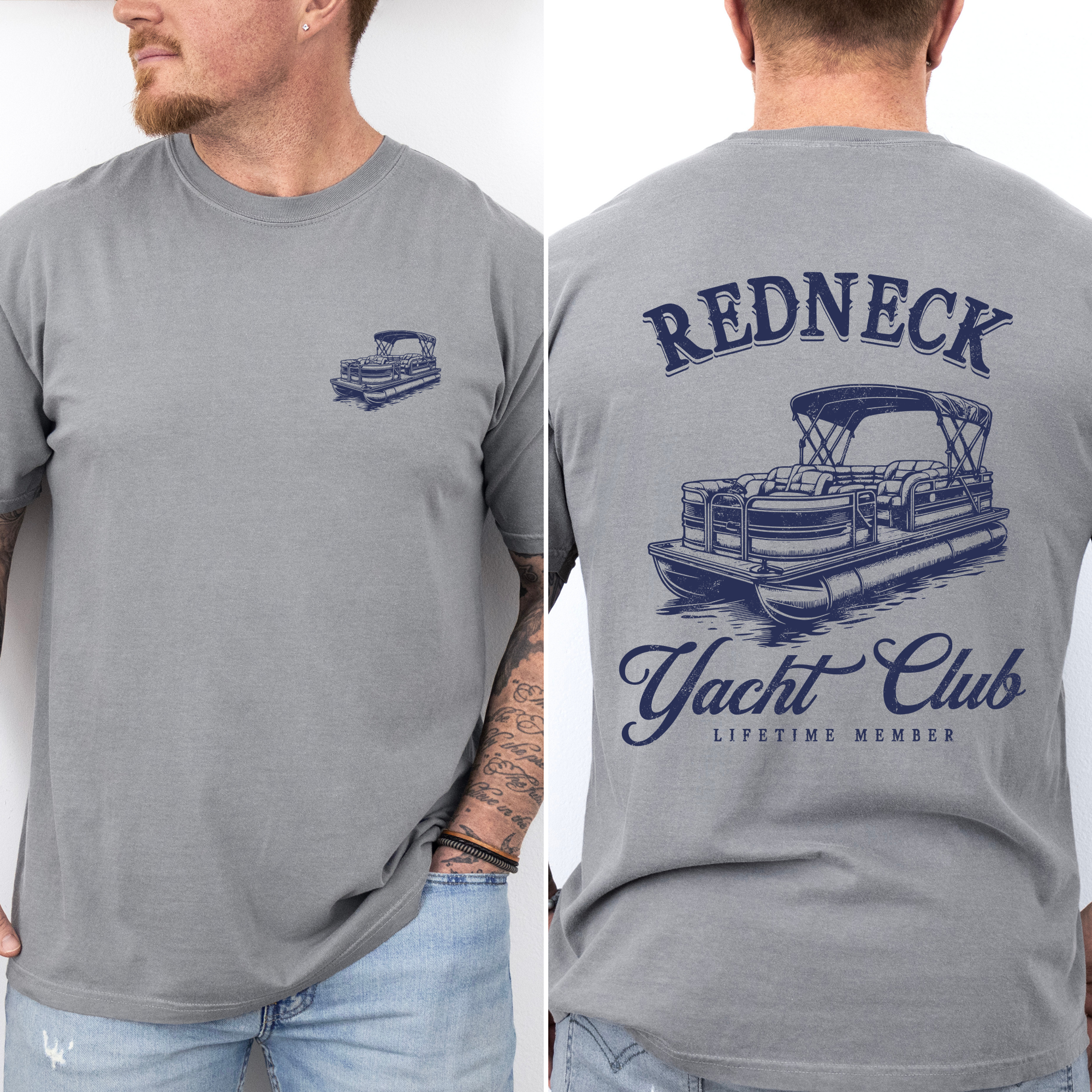 Redneck Yacht Club Comfort Colors Tee For Boating Lake Life Enthusiasts