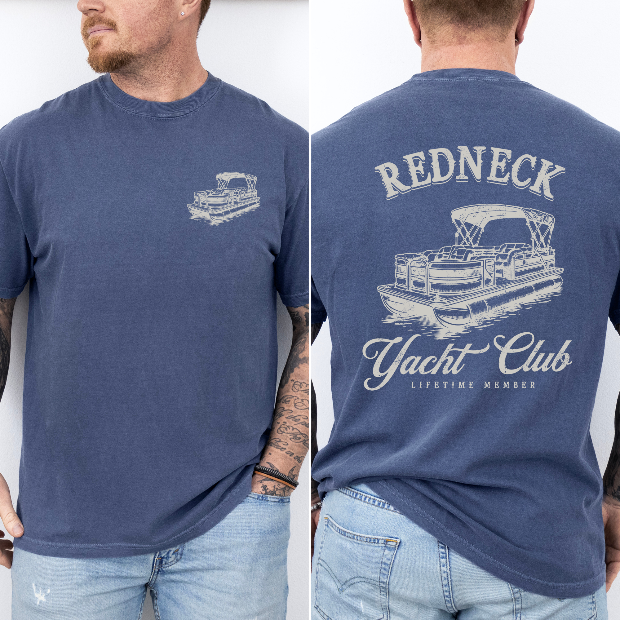 Redneck Yacht Club Comfort Colors Tee For Boating Lake Life Enthusiasts