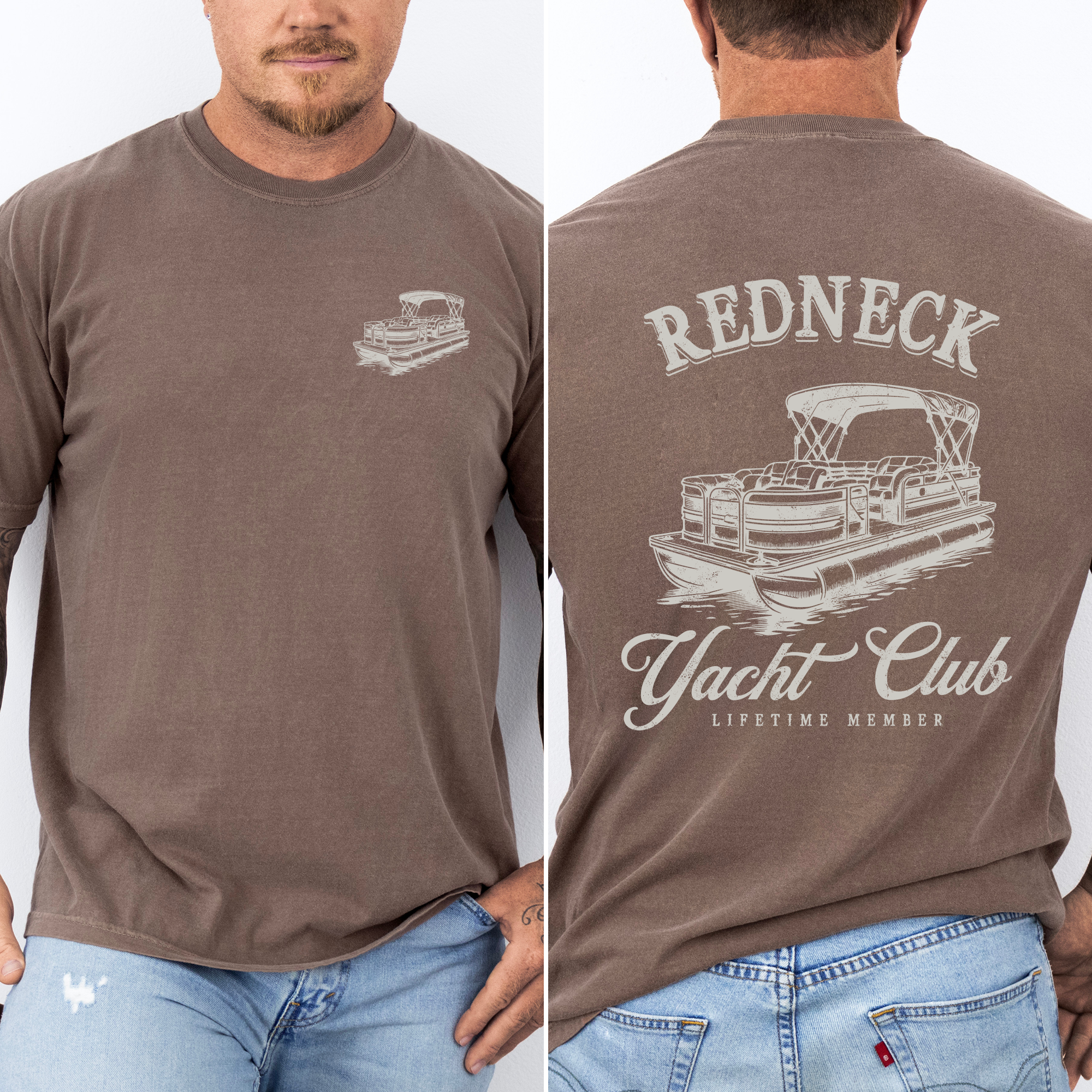 Redneck Yacht Club Comfort Colors Tee For Boating Lake Life Enthusiasts