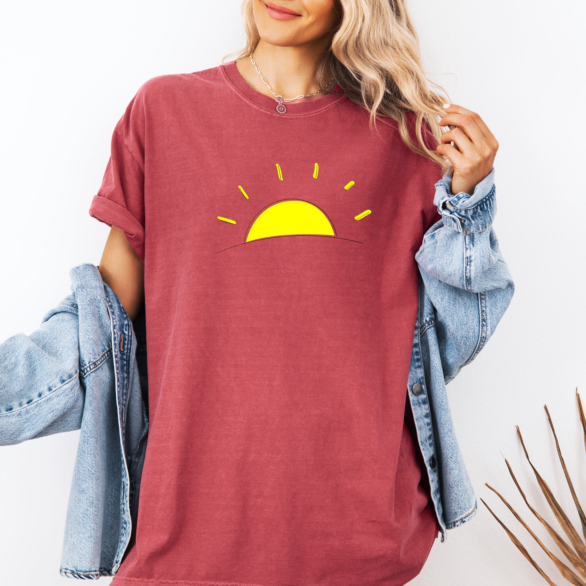 Retro Minimalist Sunset, Beach, Summer Limited Edition Premium Soft Comfort Colors Tee