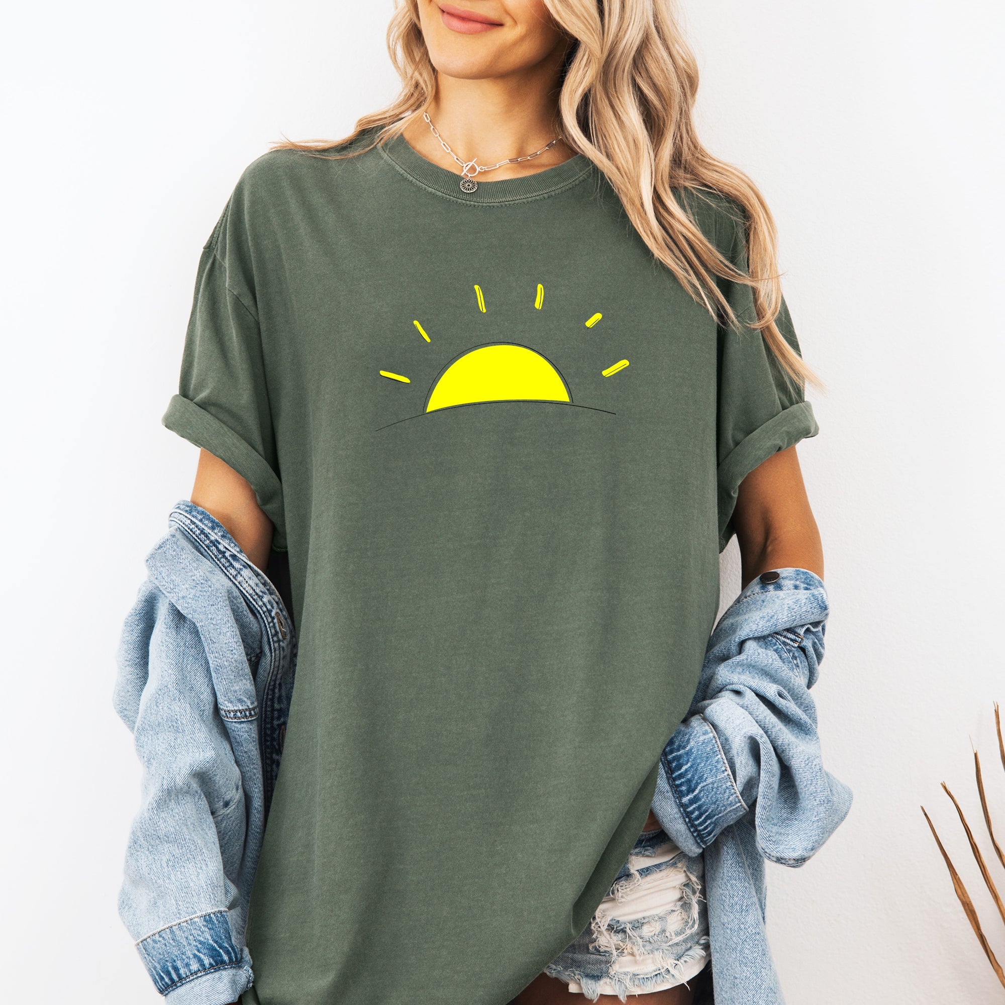 Retro Minimalist Sunset, Beach, Summer Limited Edition Premium Soft Comfort Colors Tee