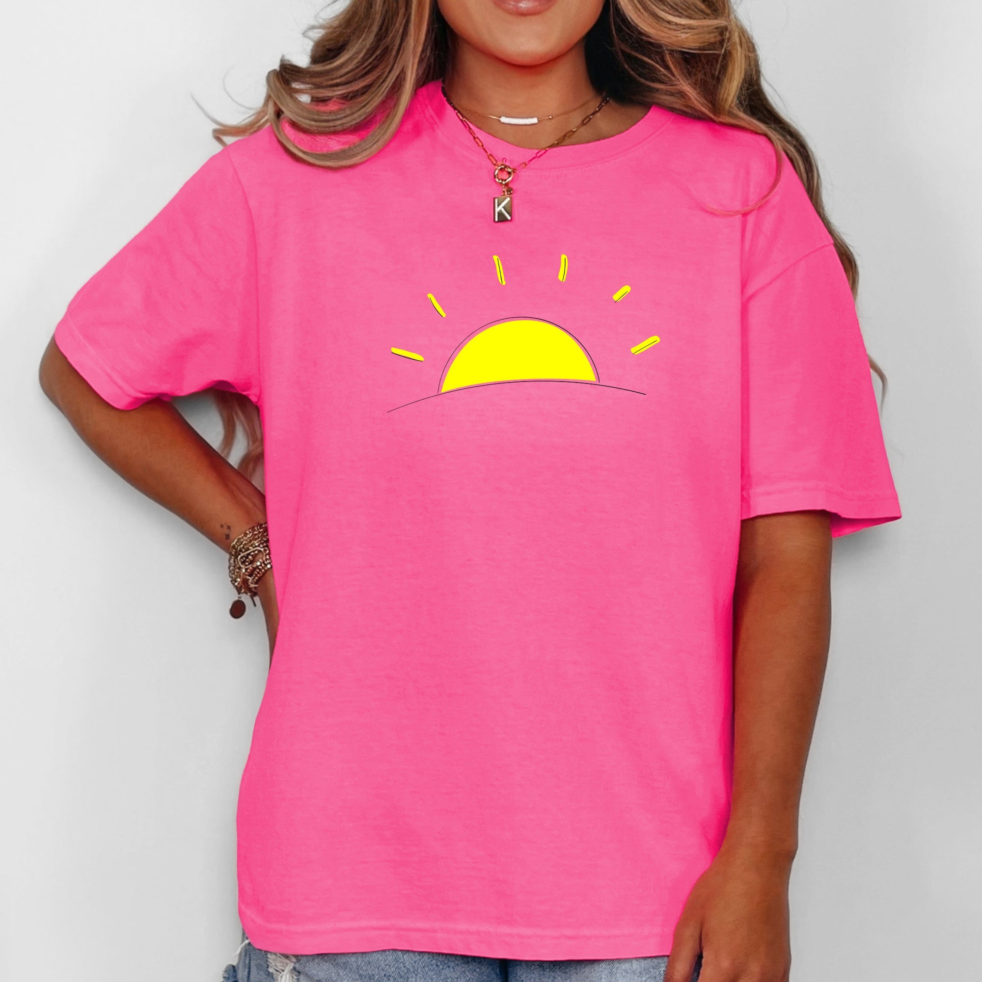 Retro Minimalist Sunset, Beach, Summer Limited Edition Premium Soft Comfort Colors Tee