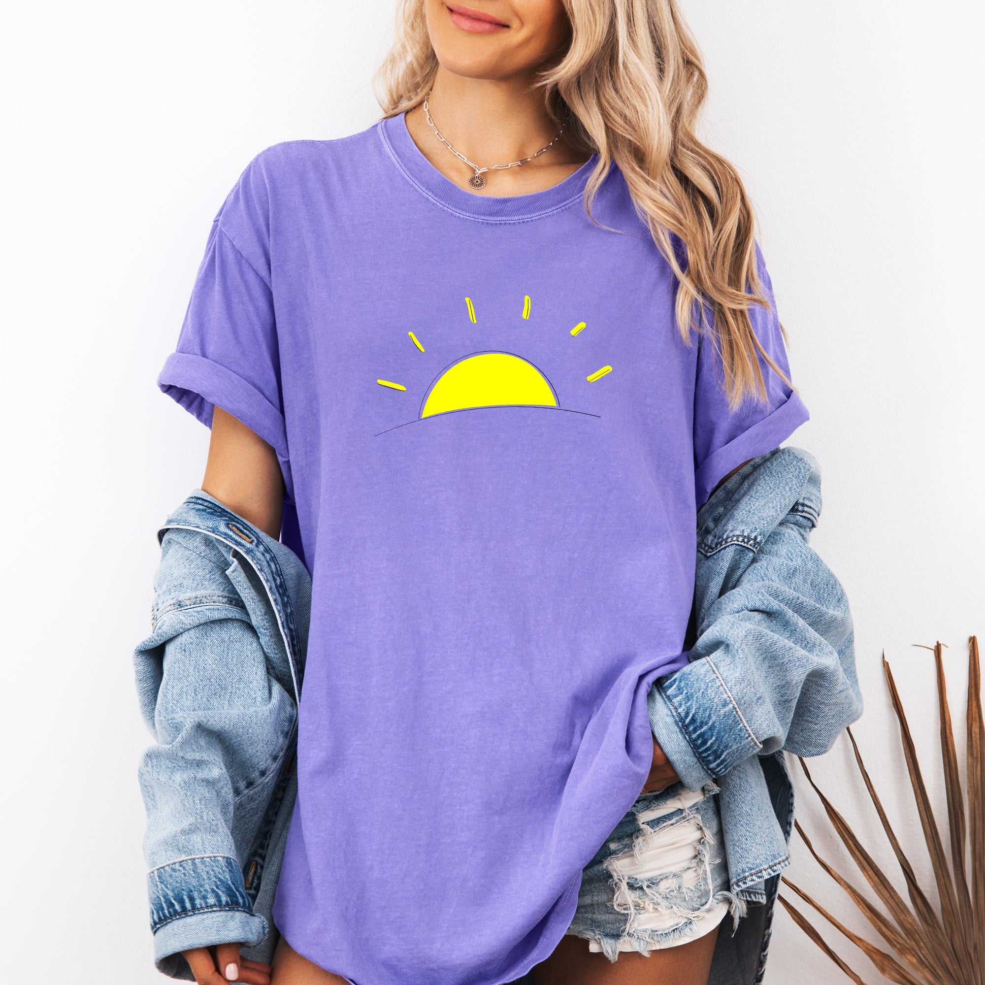 Retro Minimalist Sunset, Beach, Summer Limited Edition Premium Soft Comfort Colors Tee