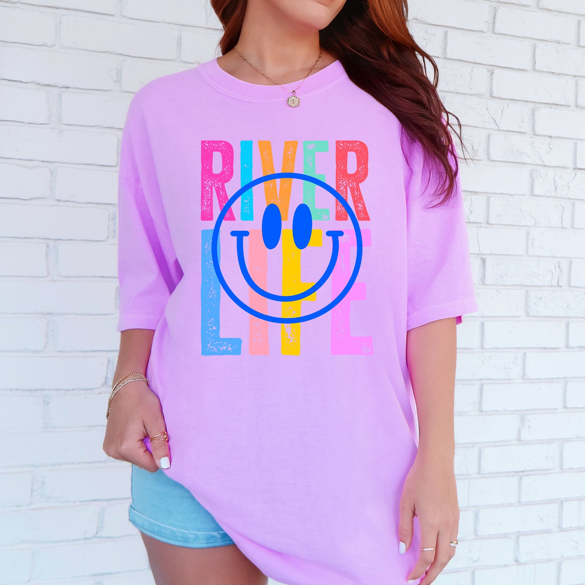 River Life Float Summer River Rat Retro Vintage Vibe Graphic Artwork Edition Comfort Colors Tee