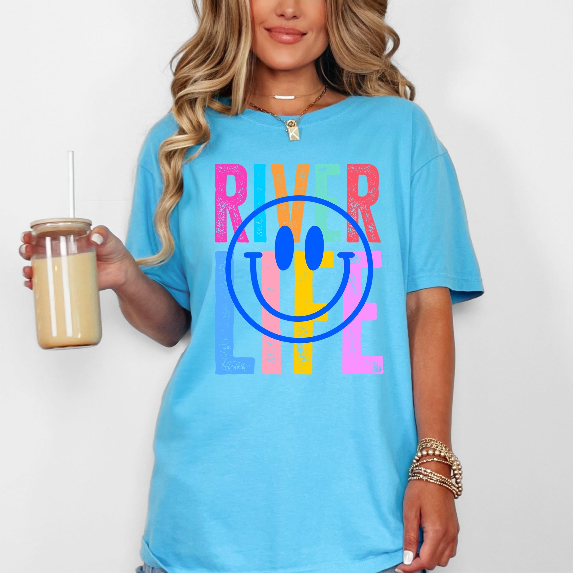 River Life Float Summer River Rat Retro Vintage Vibe Graphic Artwork Edition Comfort Colors Tee