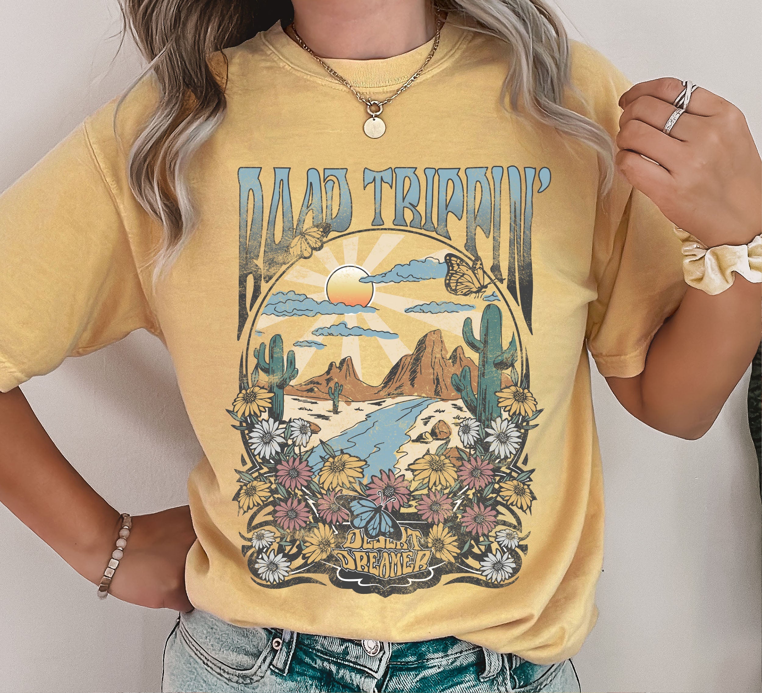 Road Trippin' Desert Dreamer Edition Adventure Seeker Vintage Collection Series Comfort Colors Tee