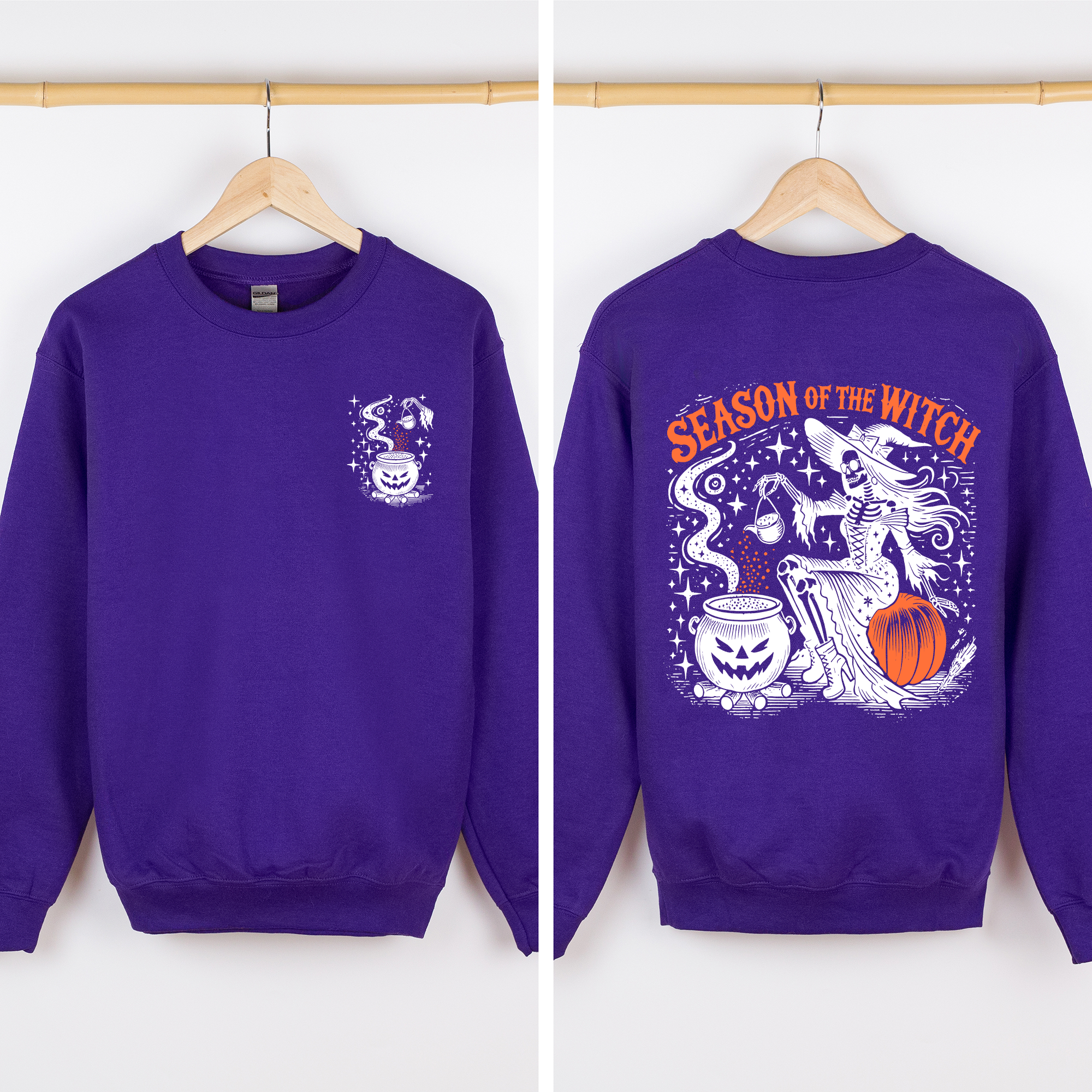 Season Of The Witch Night Of Horrors Vintage Halloween Limited Edition Sweatshirt