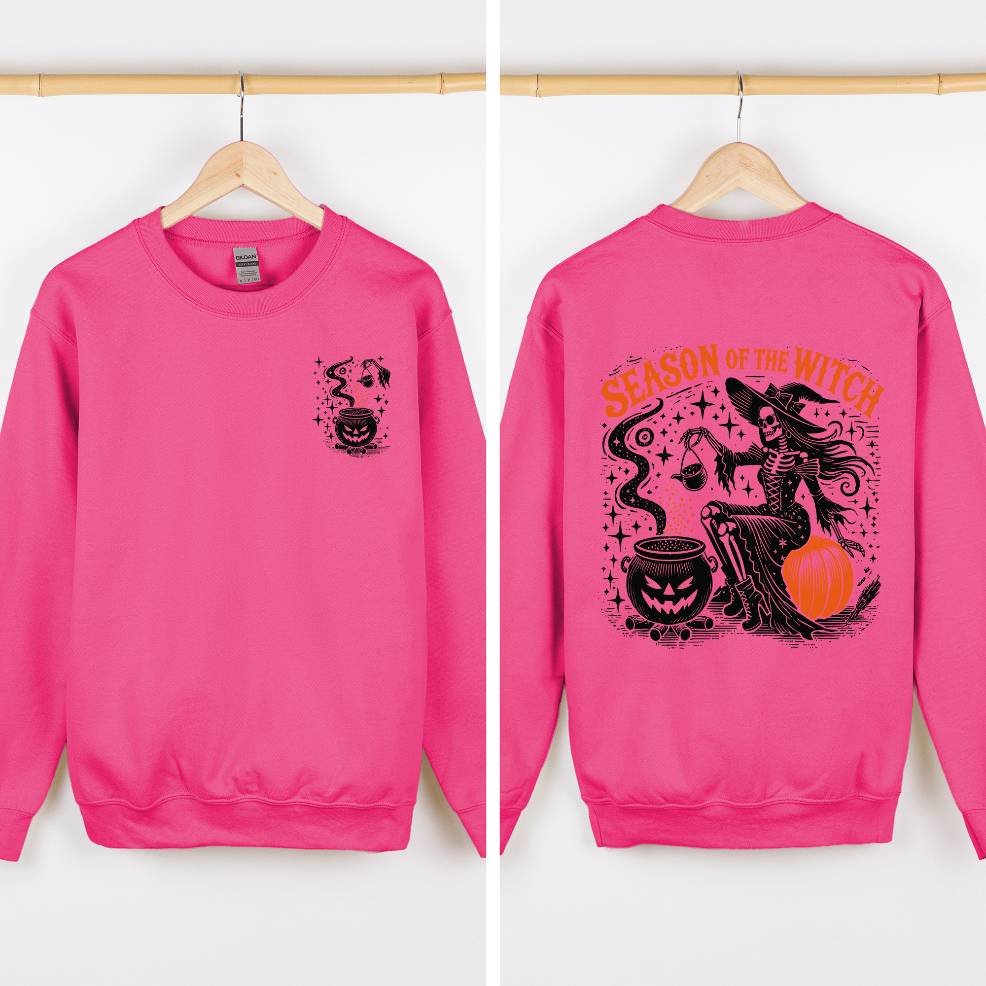 Season Of The Witch Night Of Horrors Vintage Halloween Limited Edition Sweatshirt