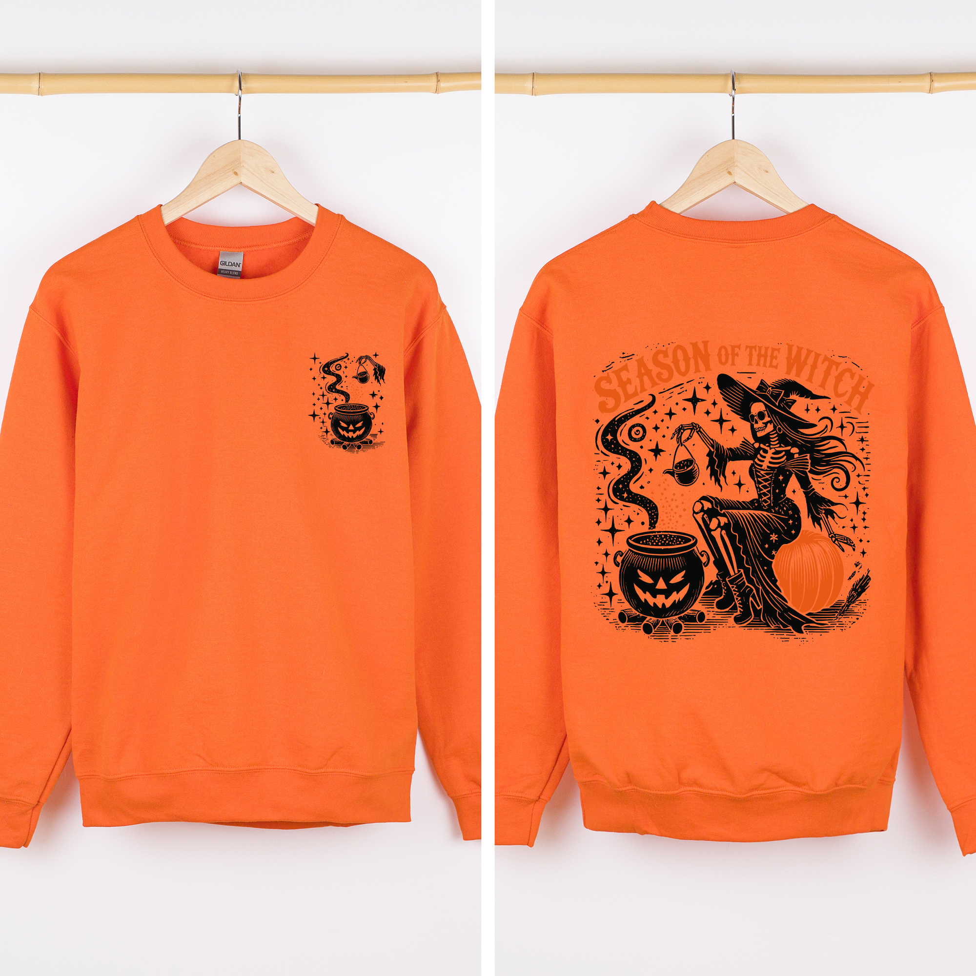 Season Of The Witch Night Of Horrors Vintage Halloween Limited Edition Sweatshirt