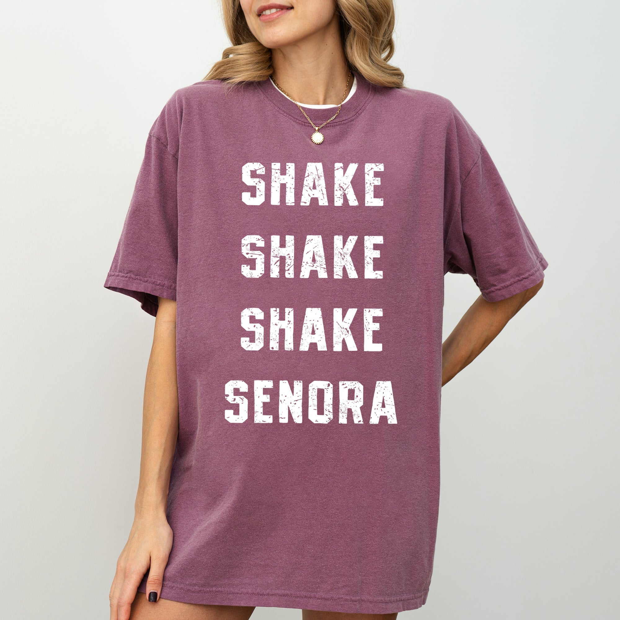 Shake Senora Jump In The Line Belafonte Halloween Skeleton Witch Comfort Colors Tee