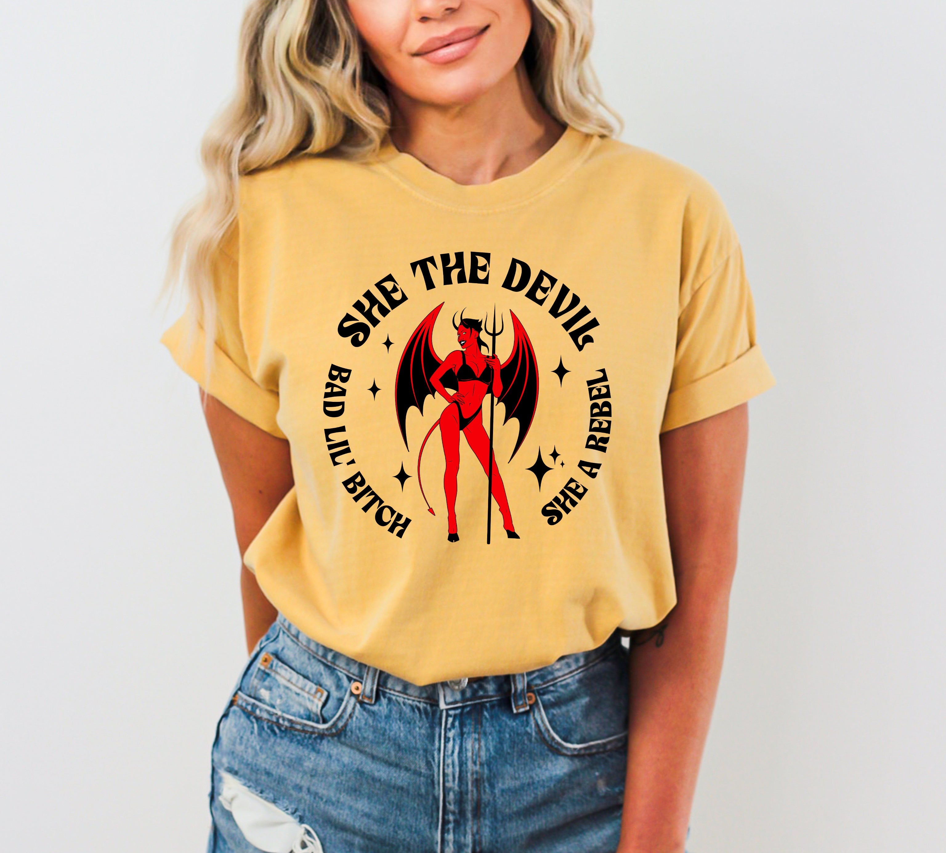 She Devil Cat Lyrics Rap Lyrics Song Lyrics Paint The Town Red Concert Tee Rebel Hip Hop Comfort Colors Tee