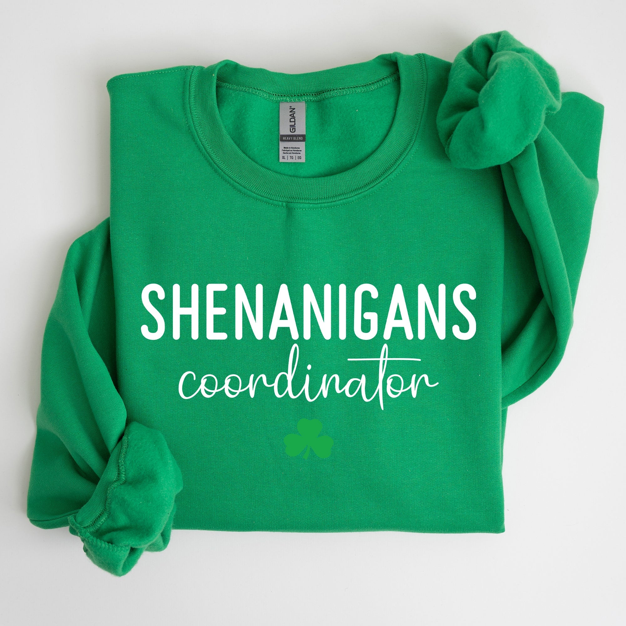 Shenanigans Coordinator St Patrick's Day Irish Pride Humor Design Cozy Sweatshirt