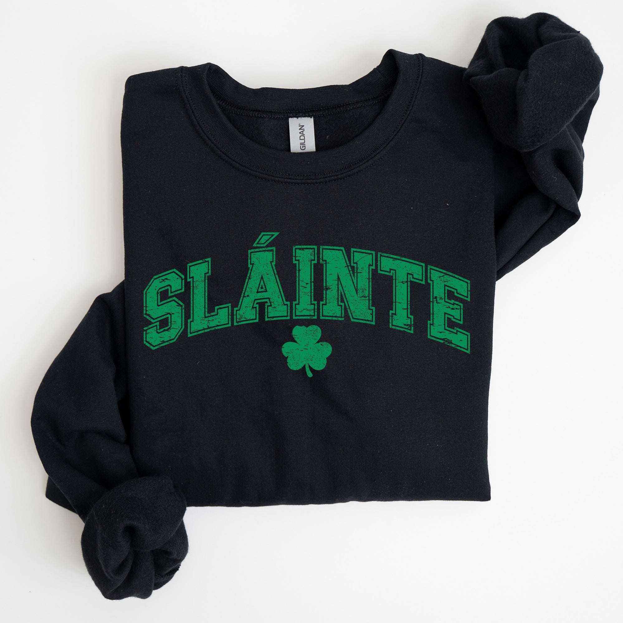 Slainte Gaelic Health Luck St Patrick's Day Irish Pride Celtic Symbols Sweatshirt