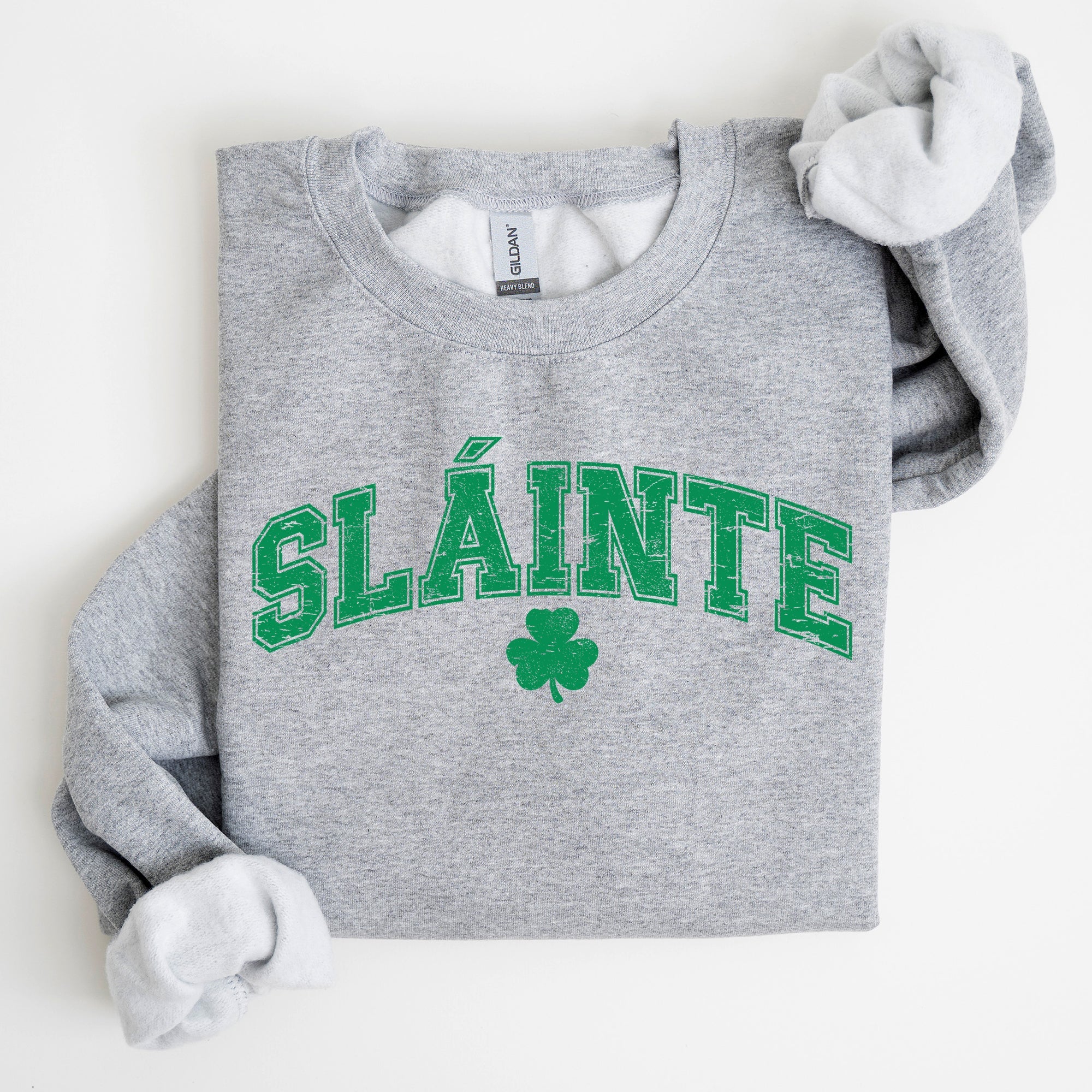 Slainte Gaelic Health Luck St Patrick's Day Irish Pride Celtic Symbols Sweatshirt