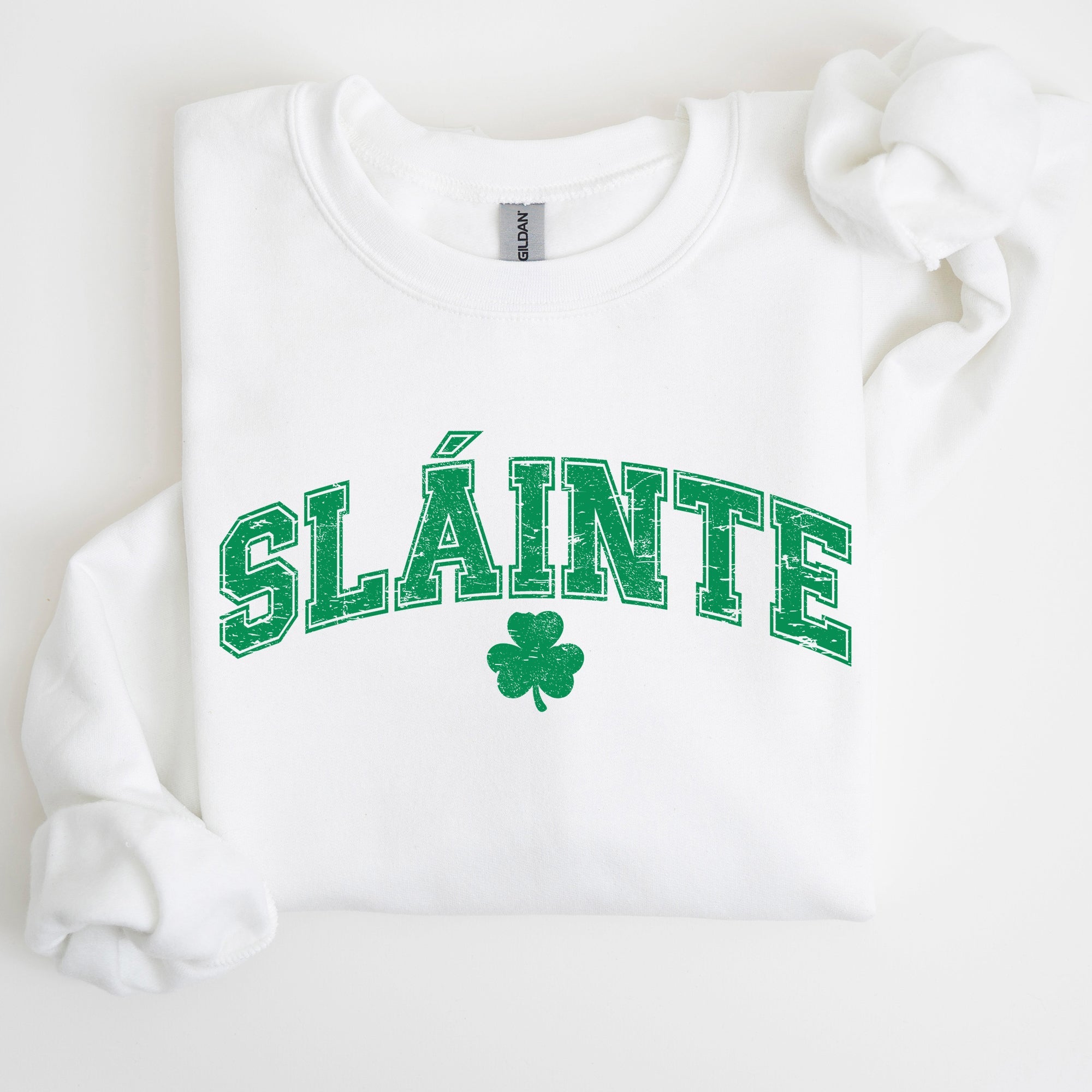 Slainte Gaelic Health Luck St Patrick's Day Irish Pride Celtic Symbols Sweatshirt