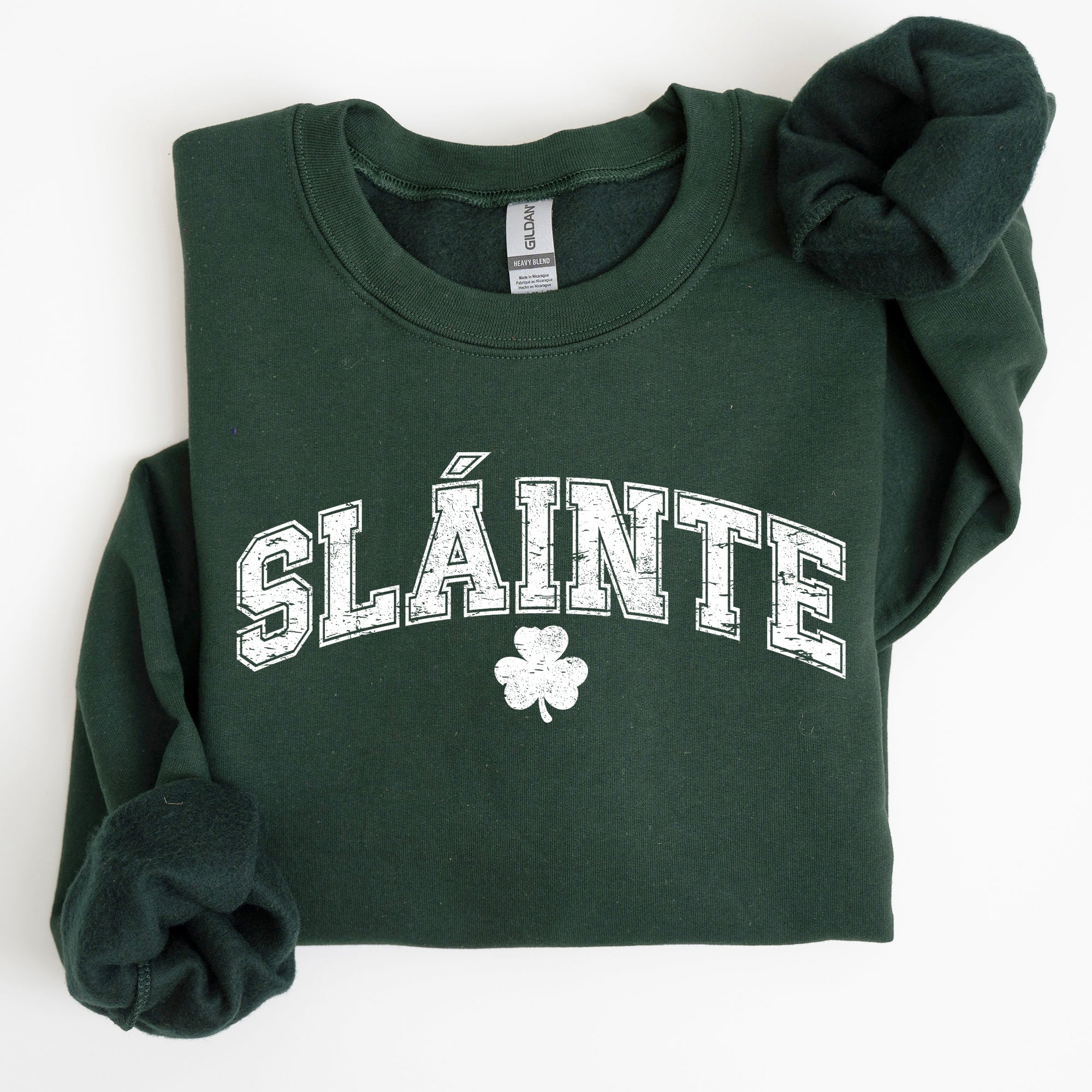 Slainte Gaelic Health Luck St Patrick's Day Irish Pride Celtic Symbols Sweatshirt