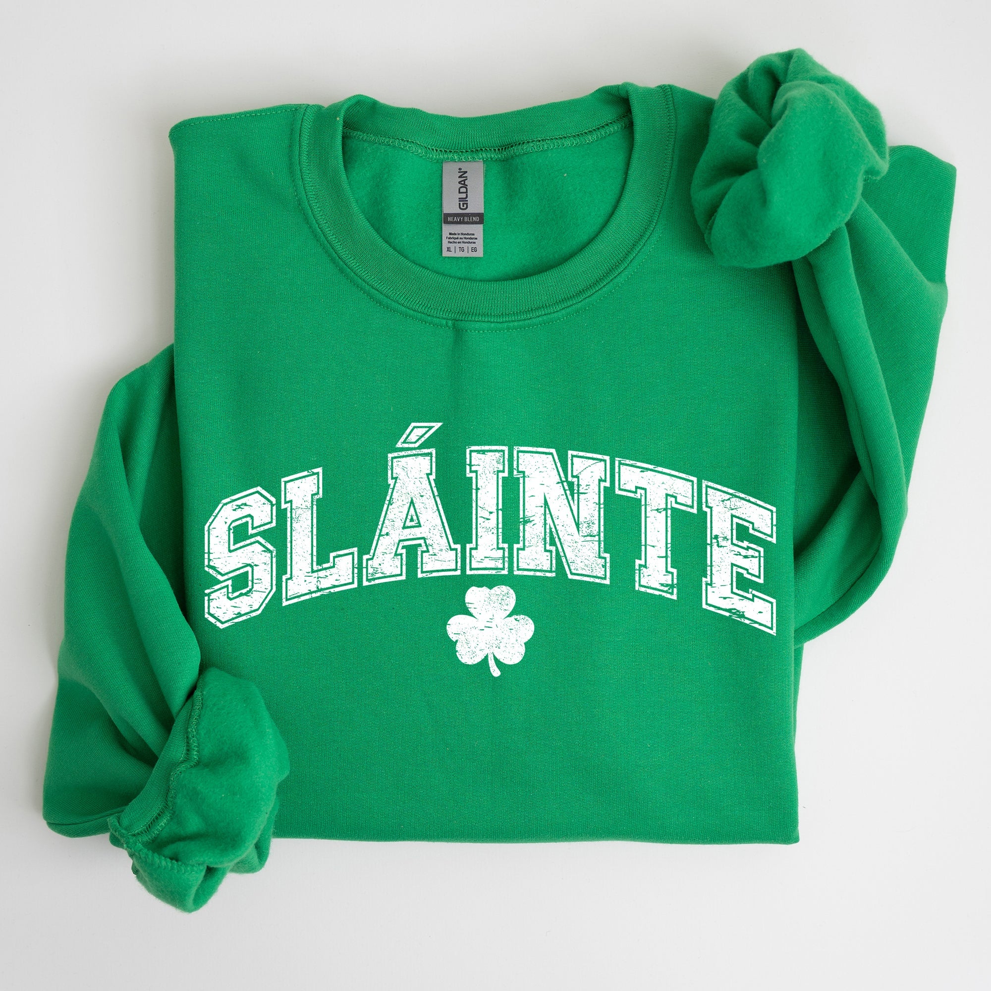 Slainte Gaelic Health Luck St Patrick's Day Irish Pride Celtic Symbols Sweatshirt