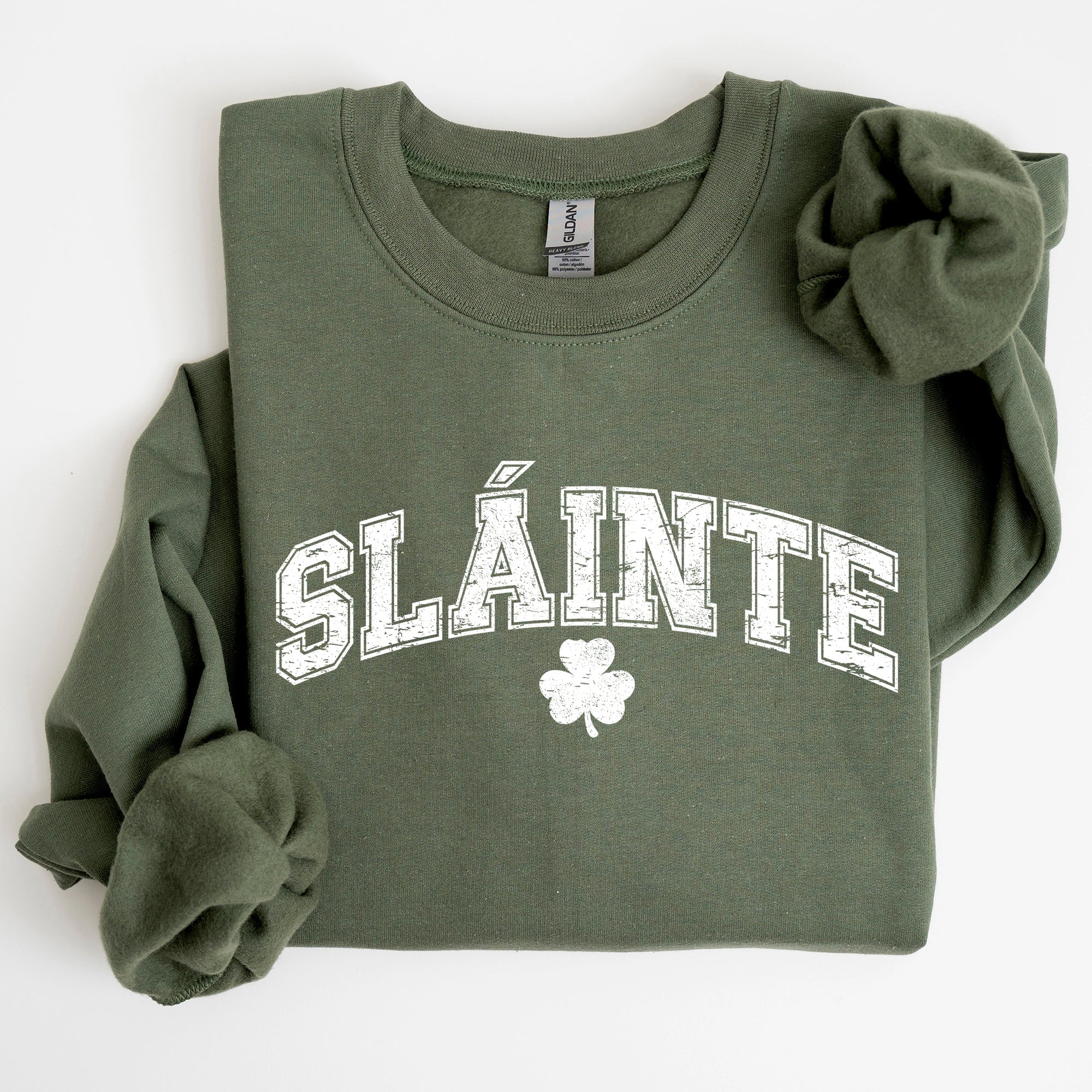 Slainte Gaelic Health Luck St Patrick's Day Irish Pride Celtic Symbols Sweatshirt