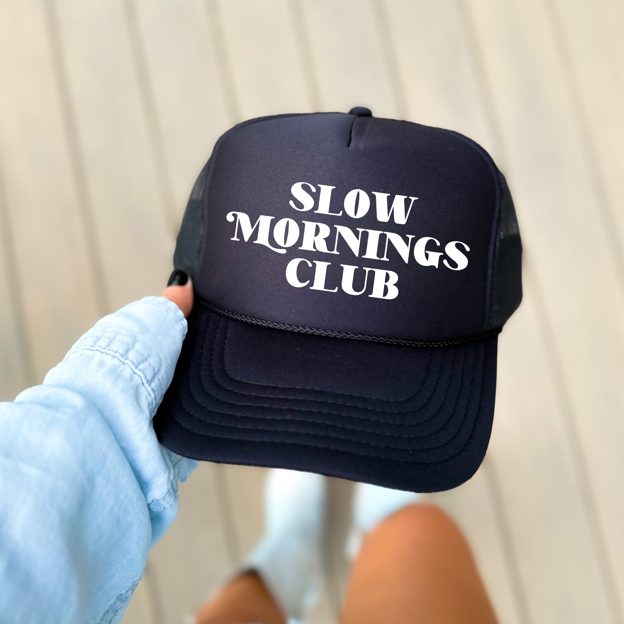 Slow Mornings Club Trucker Hat