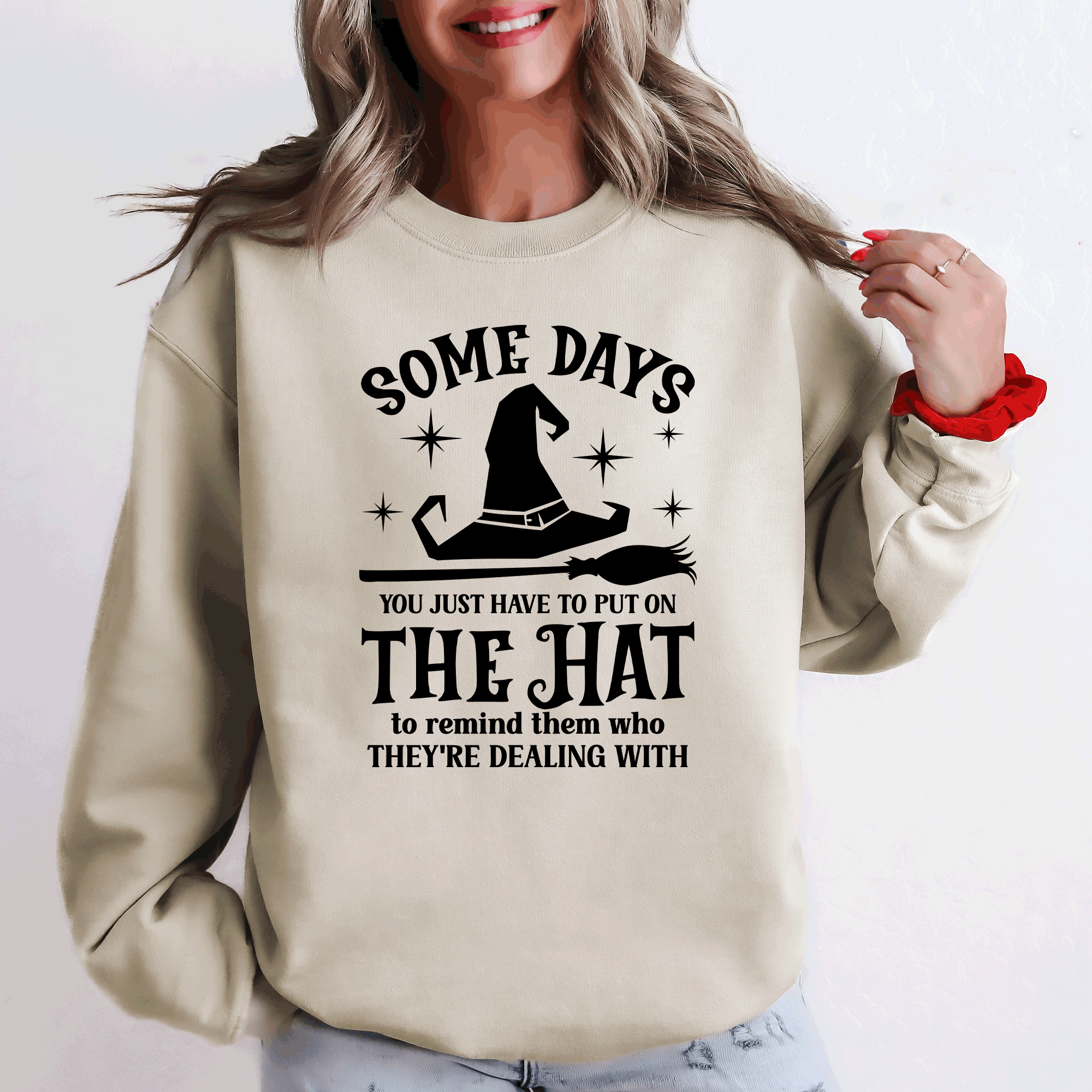 Some Days You Have To Put On The Hat Halloween Witch Cozy Spooky Ultra Sweatshirt