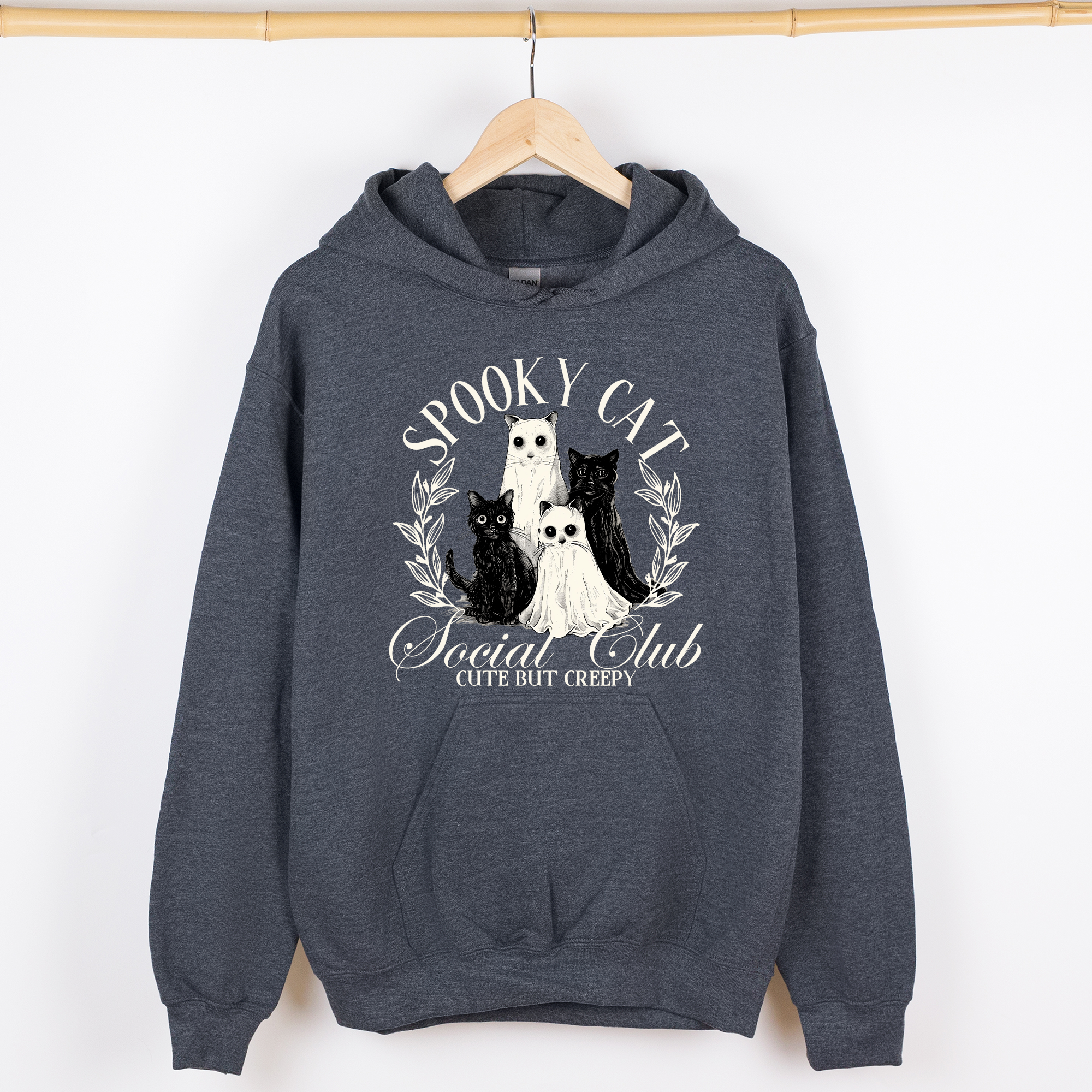 Spooky Cat Social Club Graphic Hoodie